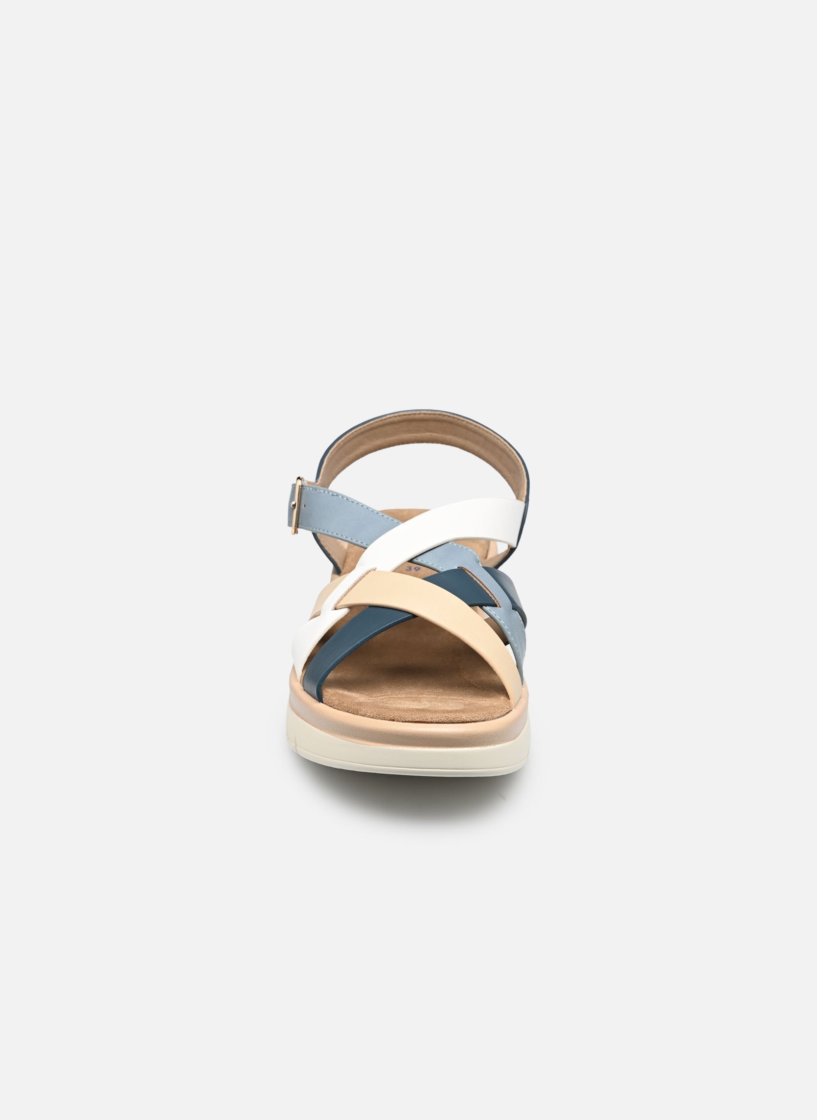 Keil- und Plateausandalen CANDIDO W10401 damen blau Comfeet Keil- und Plateausandalen CANDIDO W10401 damen blau NAVY