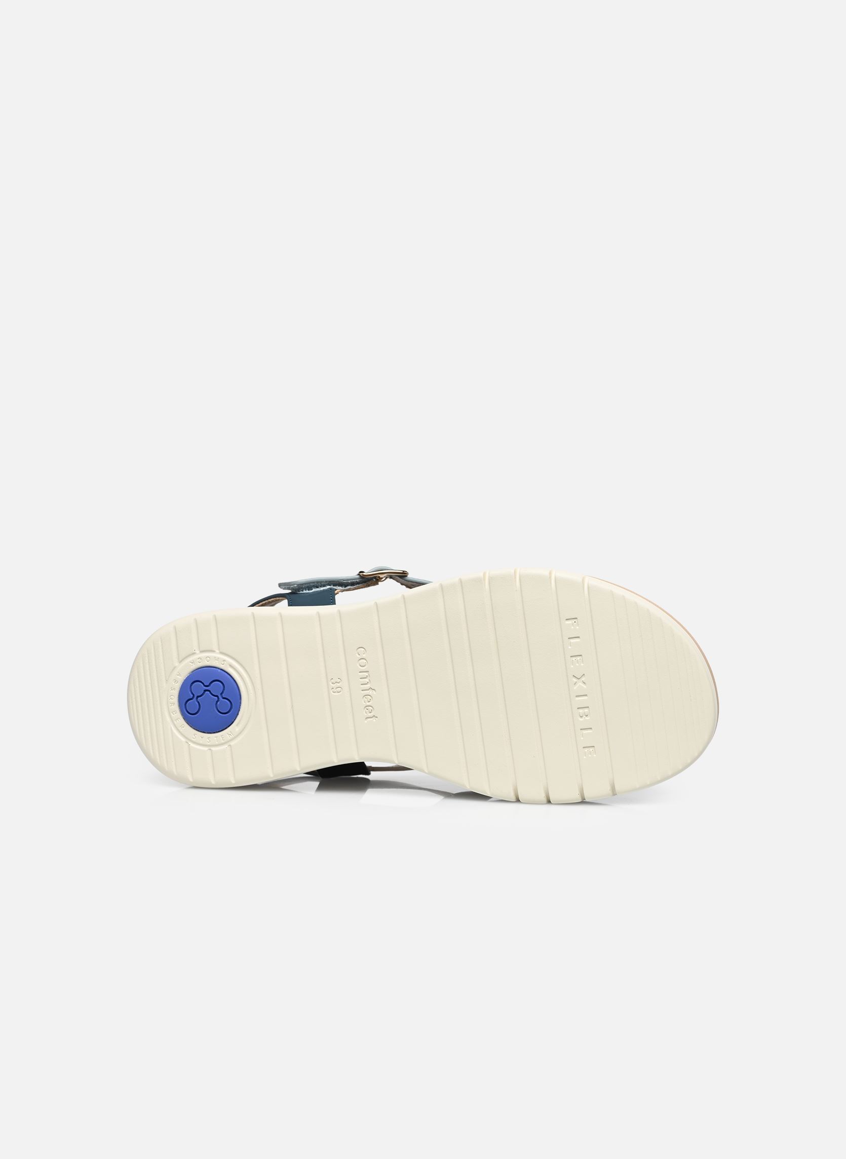 Keil- und Plateausandalen CANDIDO W10401 damen blau Comfeet Keil- und Plateausandalen CANDIDO W10401 damen blau NAVY