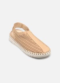 Flache Sandalen PUELO W13402 damen braun