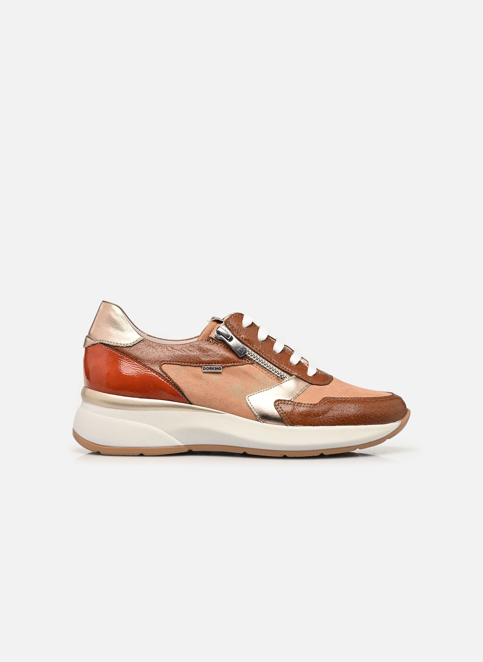 Plateau-Sneaker FLIX D9673 damen braun Dorking Plateau-Sneaker FLIX D9673 damen braun CRACK BROWN C-1 BROWN C-1
