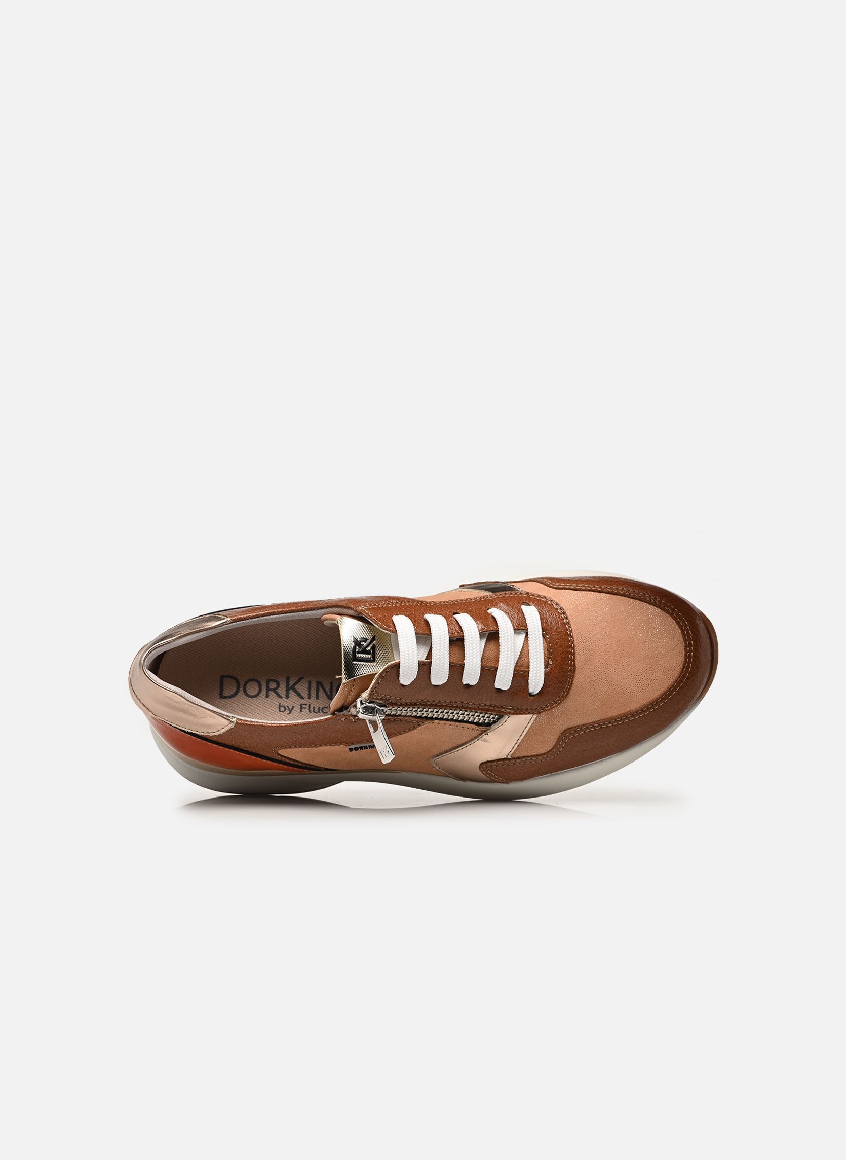 Plateau-Sneaker FLIX D9673 damen braun Dorking Plateau-Sneaker FLIX D9673 damen braun CRACK BROWN C-1 BROWN C-1