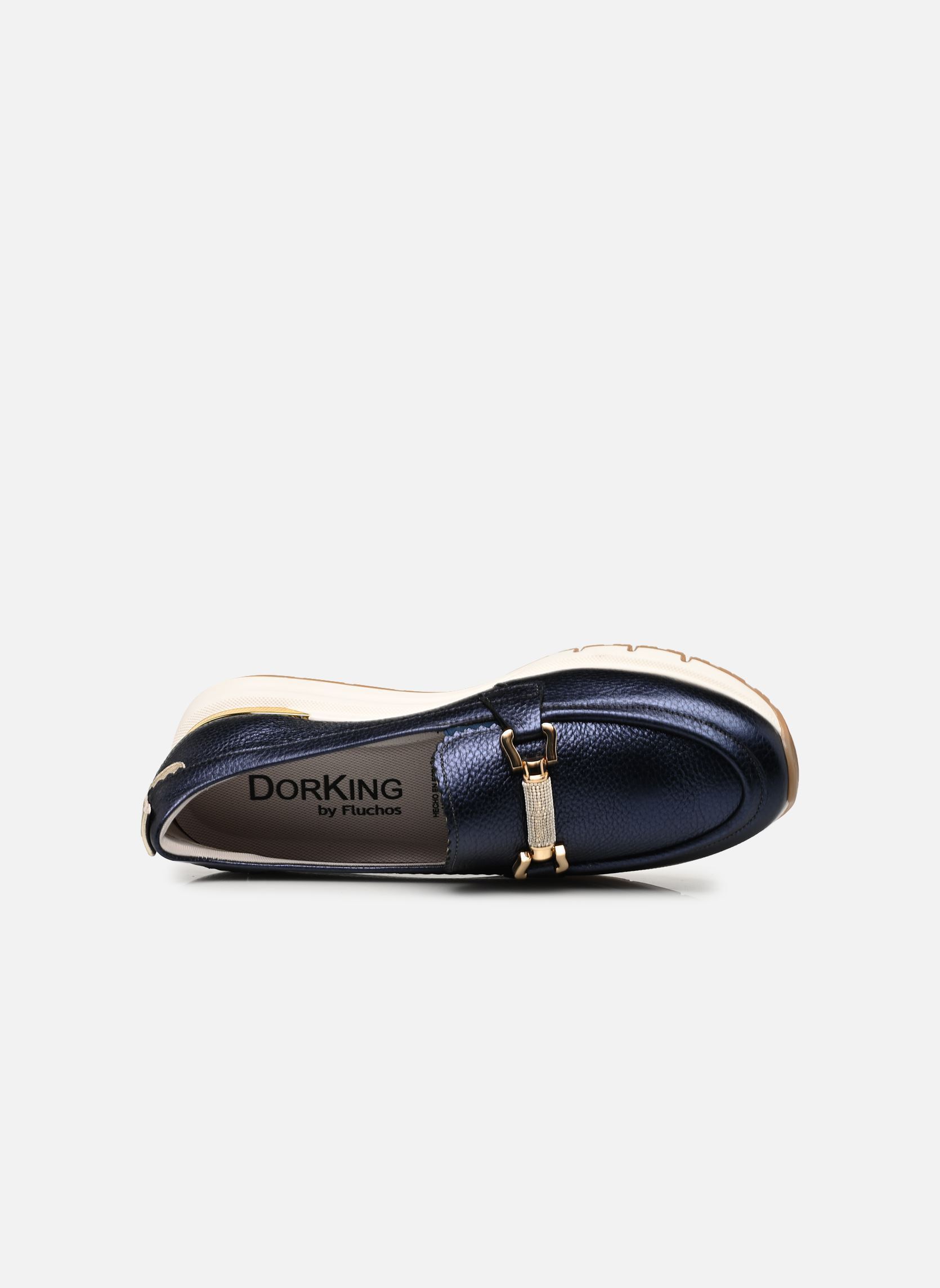 Mocassins SERENA D9655 dames blauw Dorking Mocassins SERENA D9655 dames blauw ALUMIN+LAMINADO OCEANO + PLATI