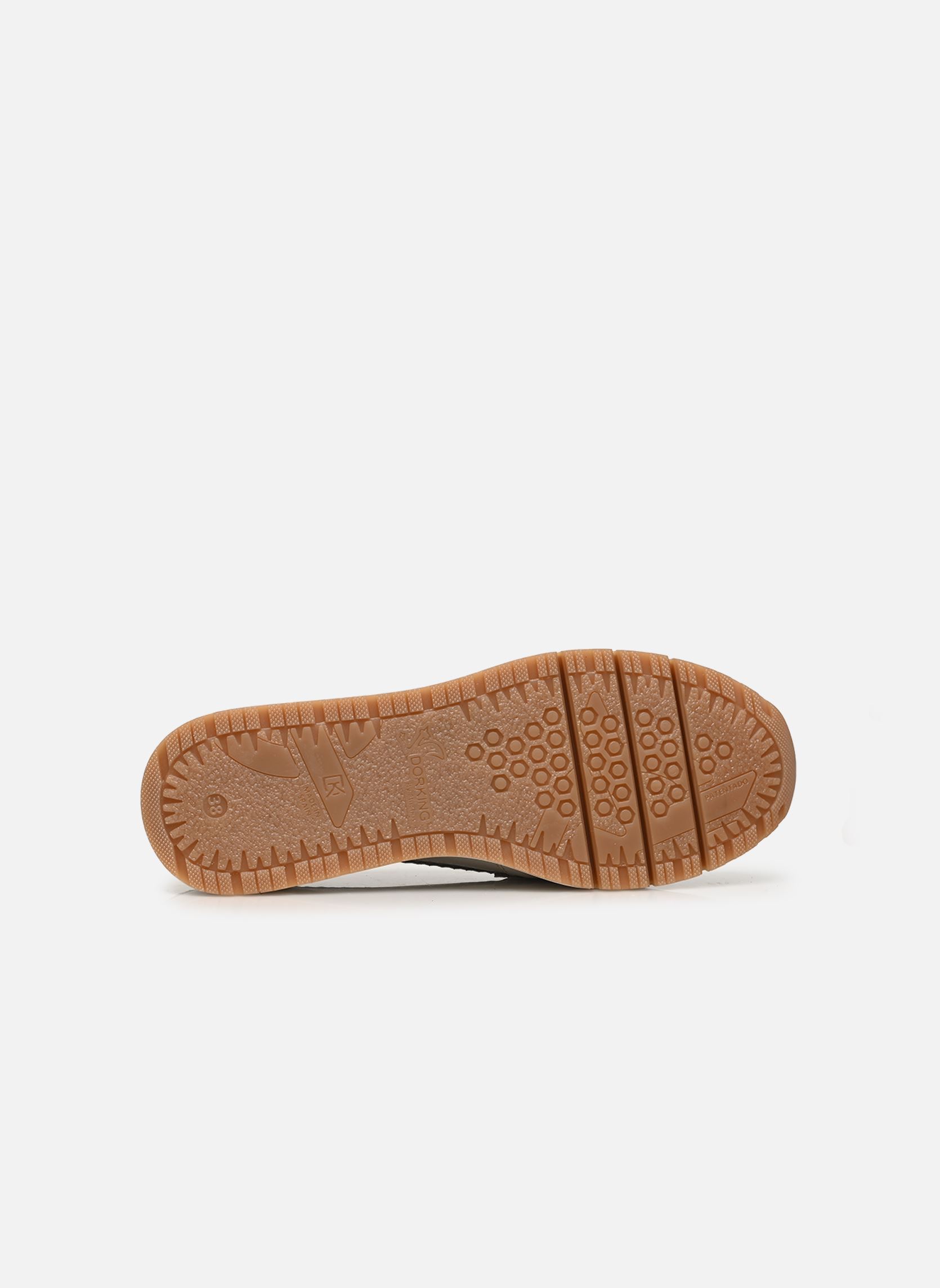 Mocassins SERENA D9655 dames wit Dorking Mocassins SERENA D9655 dames wit INDIOS+LAMINADO BLANCO + PLATI
