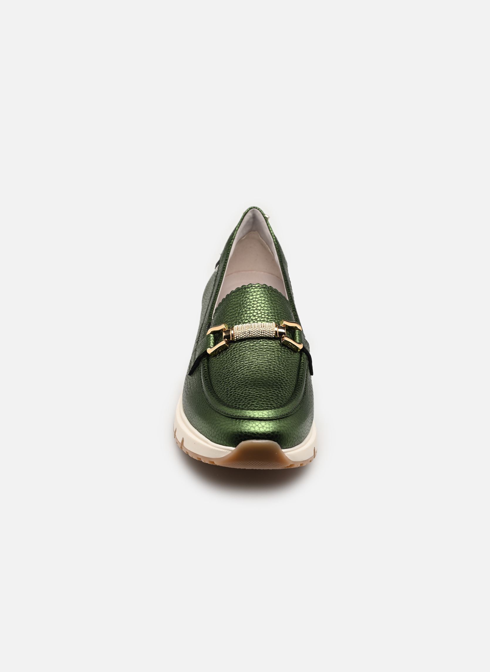 Loafer SERENA D9655 damen grün Dorking Loafer SERENA D9655 damen grün ALUMIN+LAMINADO BOSQUE + PLATI