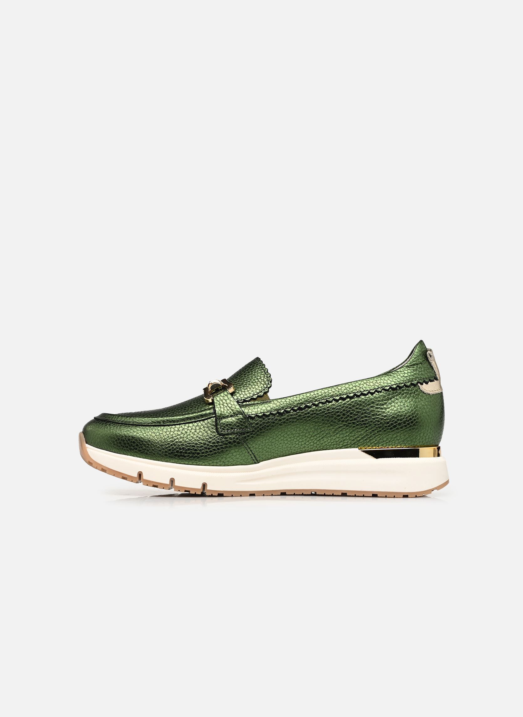 Loafer SERENA D9655 damen grün Dorking Loafer SERENA D9655 damen grün ALUMIN+LAMINADO BOSQUE + PLATI