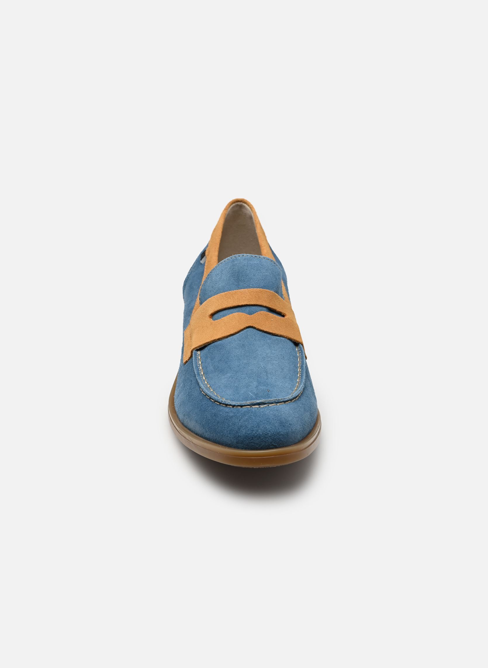 Mocasines HARVARD D9487 mujer azul Dorking Mocasines HARVARD D9487 mujer azul CALF+CALF NOCHE + CAMEL