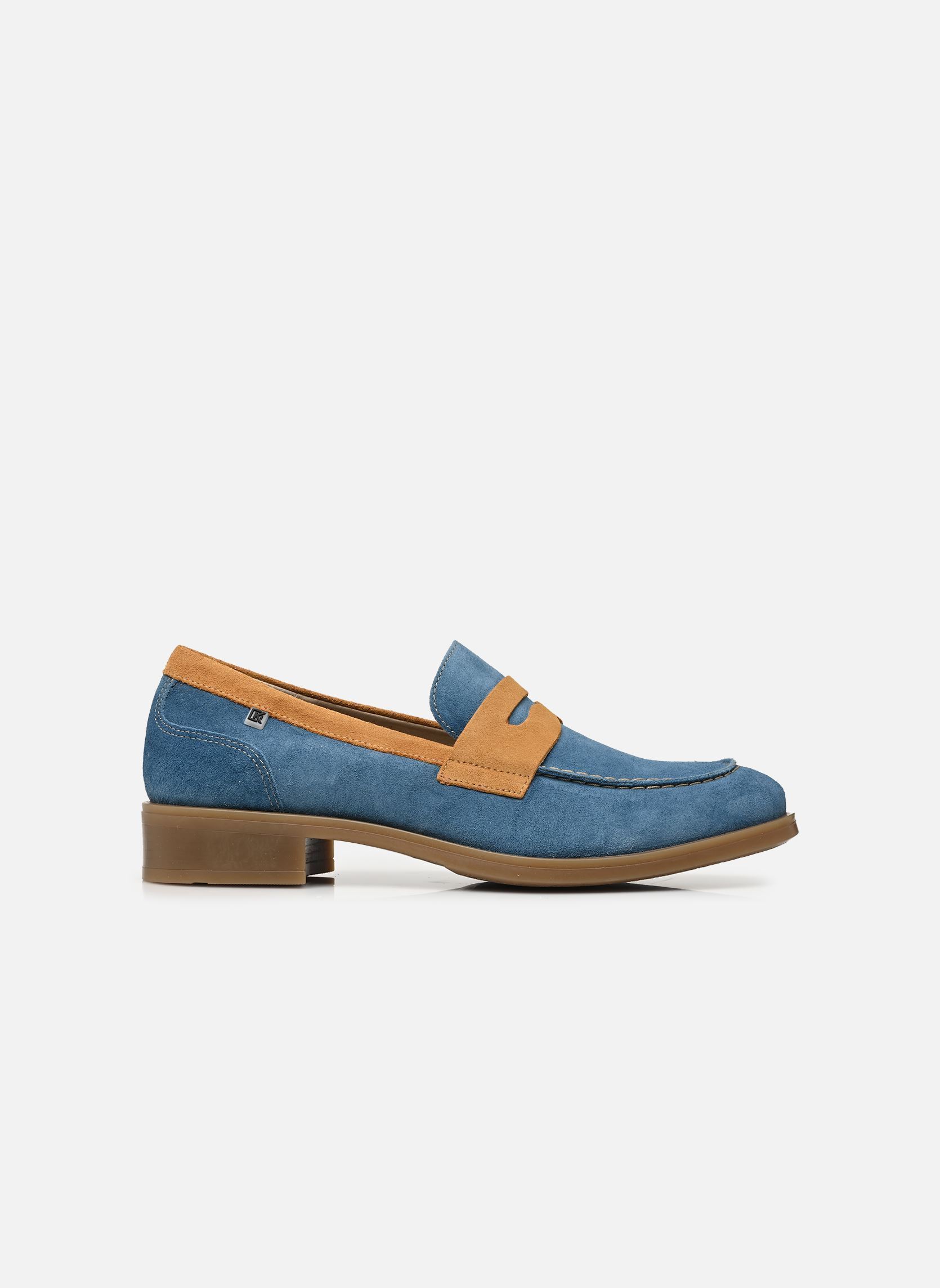 Mocasines HARVARD D9487 mujer azul Dorking Mocasines HARVARD D9487 mujer azul CALF+CALF NOCHE + CAMEL