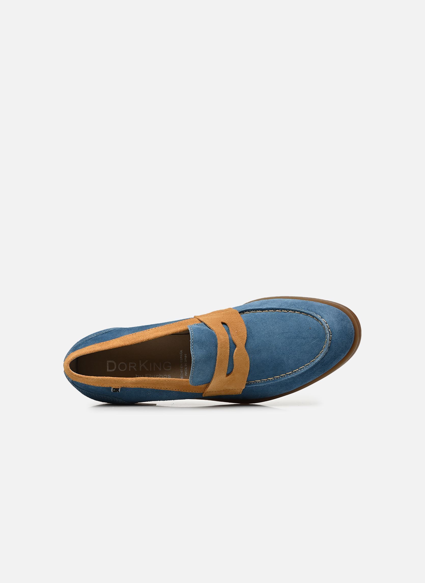 Mocasines HARVARD D9487 mujer azul Dorking Mocasines HARVARD D9487 mujer azul CALF+CALF NOCHE + CAMEL