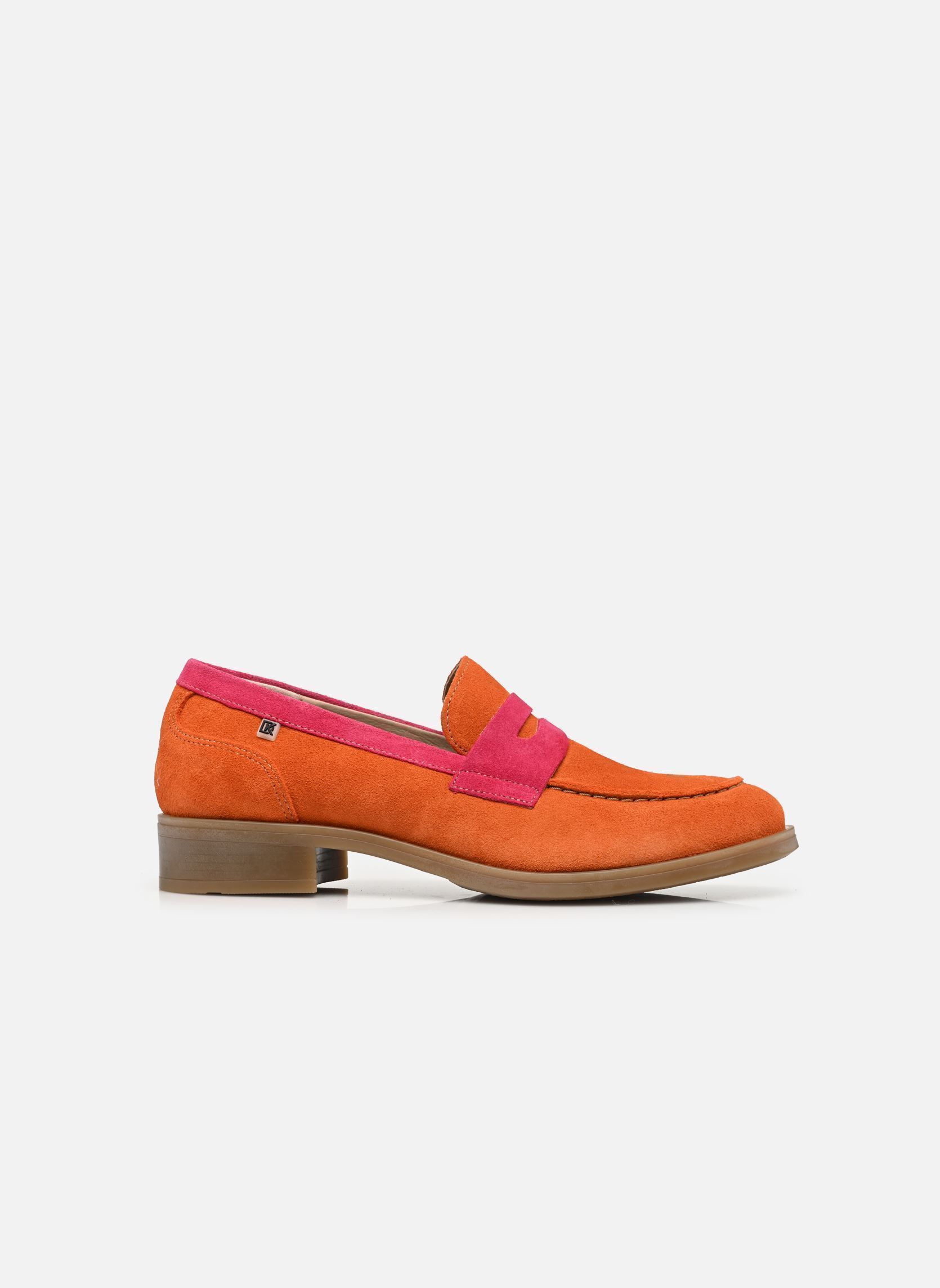 Mocassins HARVARD D9487 femme orange Dorking Mocassins HARVARD D9487 femme orange CALF+CALF ORANGE + FUCSIA