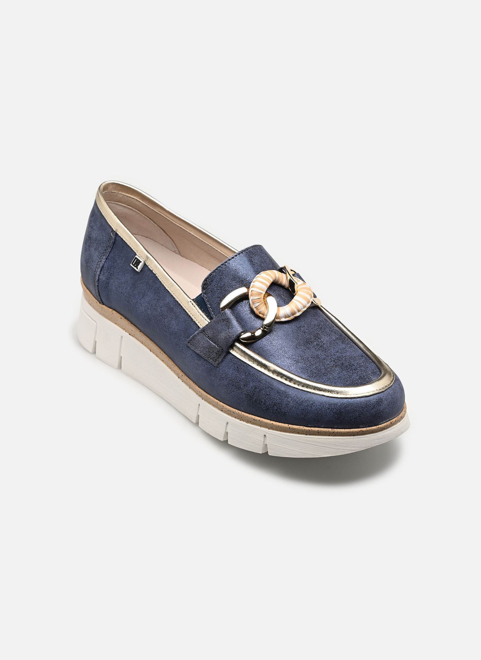 Loafer INDIA D9691 damen blau Dorking Loafer INDIA D9691 damen blau BUFALINO+LAMINADO JEANS + PLAT