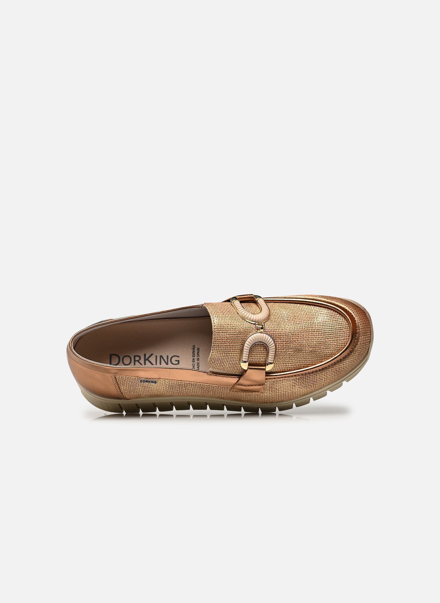 Loafer KLOSS D9636 damen beige Dorking Loafer KLOSS D9636 damen beige BOATER+LAMINADO NUDE + COBRE