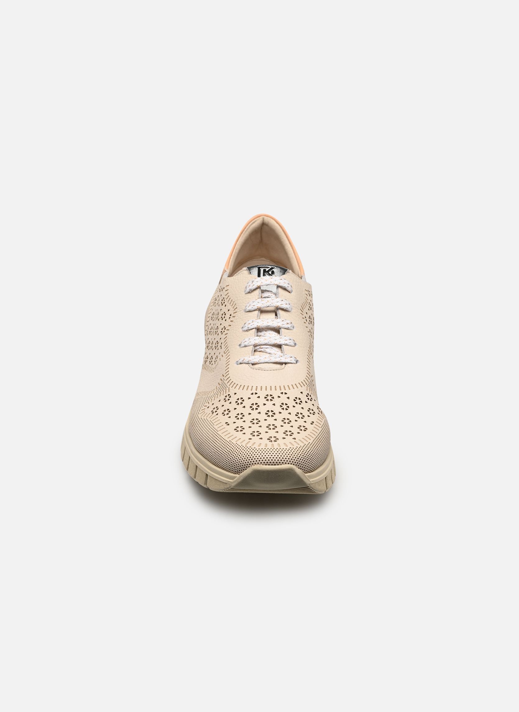 Niedrige Sneaker KLOSS D9632 damen weiß Dorking Niedrige Sneaker KLOSS D9632 damen weiß INDIO+INDIO+LAMIN RAW + FACE +
