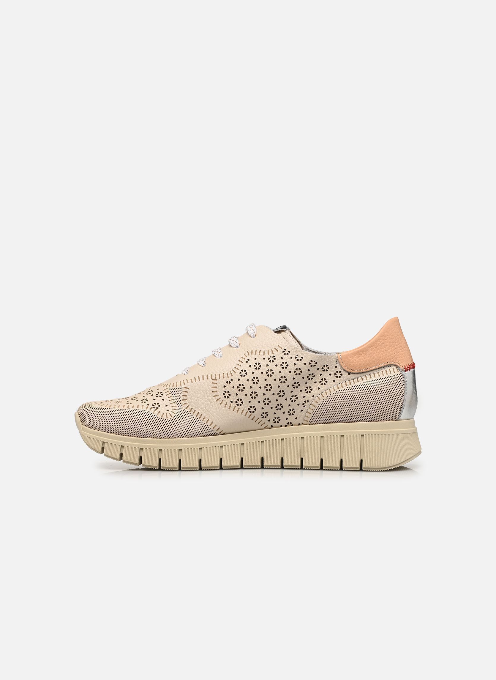 Niedrige Sneaker KLOSS D9632 damen weiß Dorking Niedrige Sneaker KLOSS D9632 damen weiß INDIO+INDIO+LAMIN RAW + FACE +