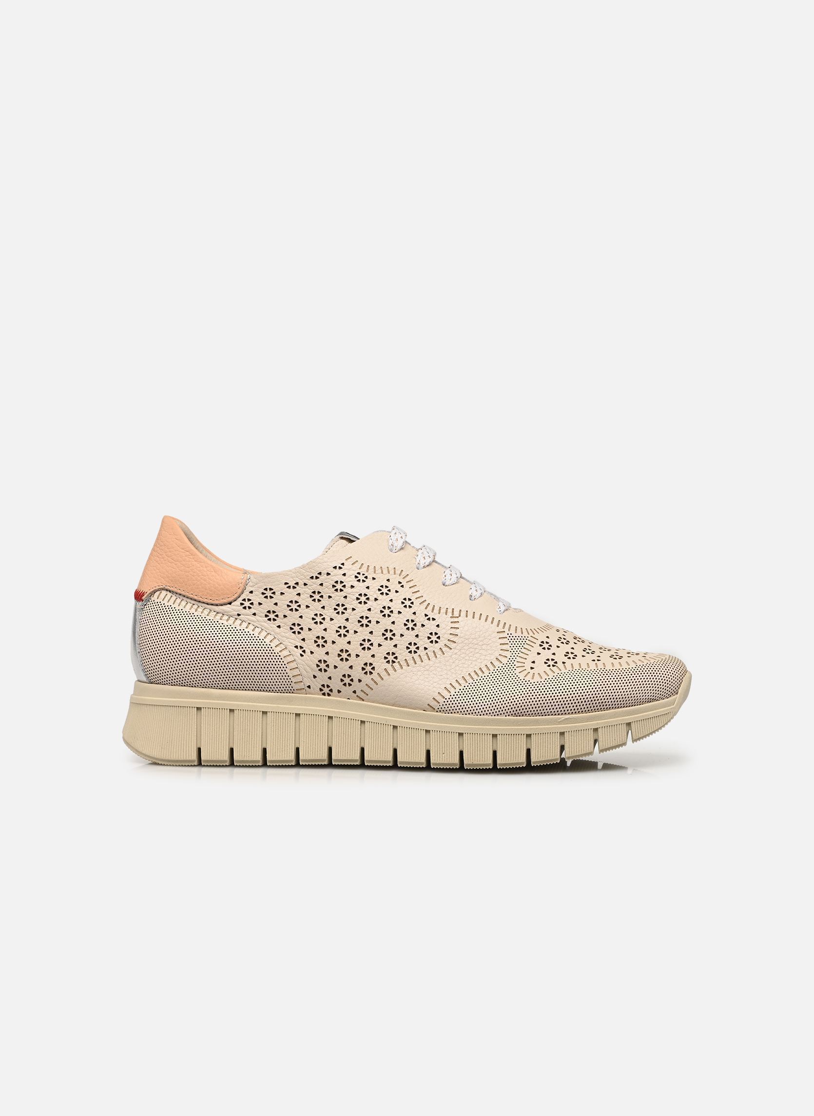 Niedrige Sneaker KLOSS D9632 damen weiß Dorking Niedrige Sneaker KLOSS D9632 damen weiß INDIO+INDIO+LAMIN RAW + FACE +