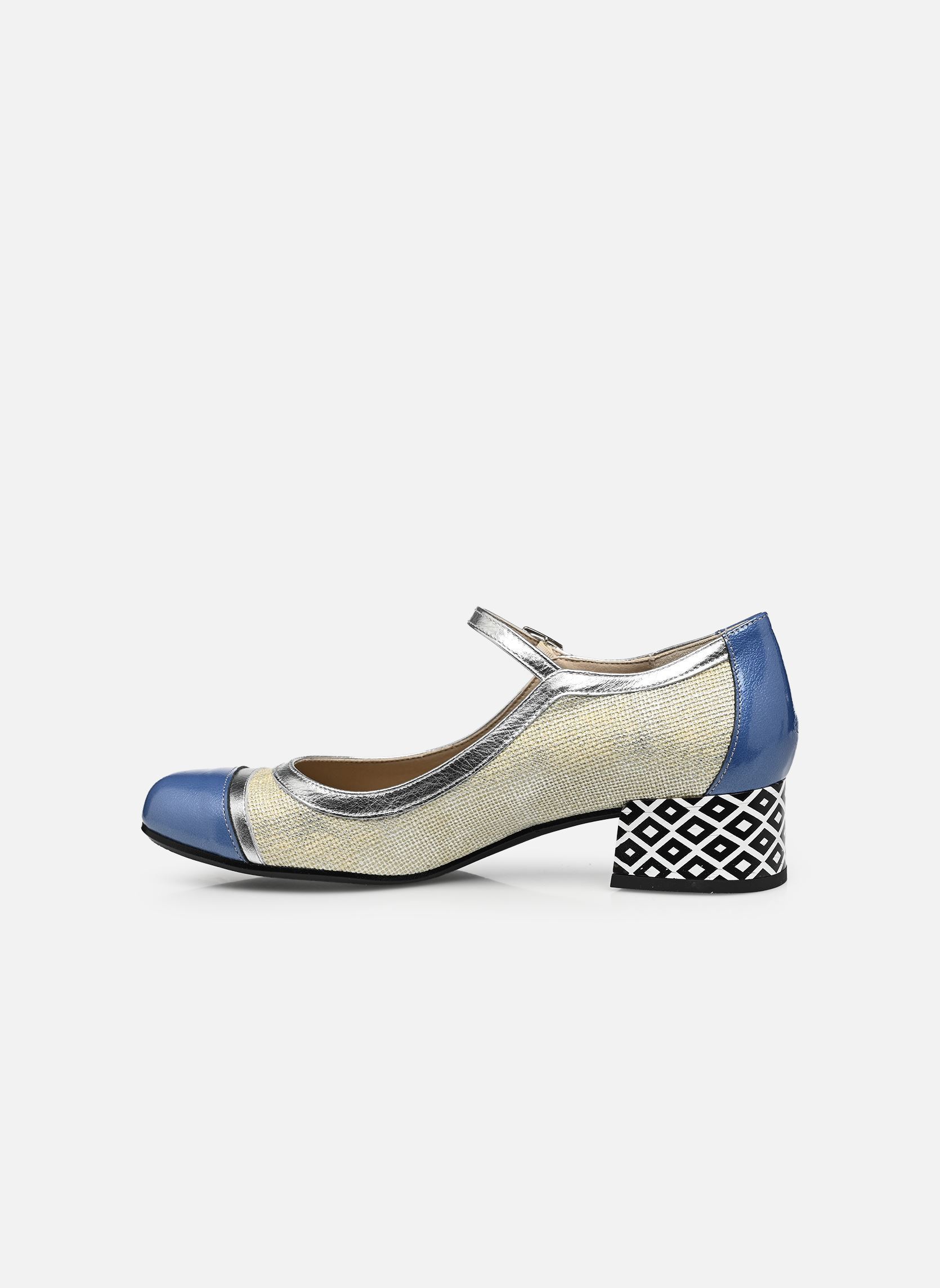 Escarpins à brides FRIDA D9528 femme bleu Dorking Escarpins à brides FRIDA D9528 femme bleu BOATER+GUADA+LAMI PERLA + JEAN