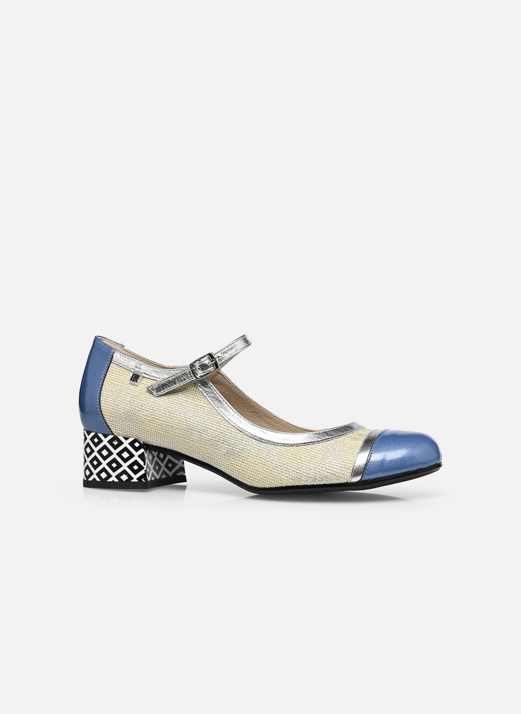Escarpins à brides FRIDA D9528 femme bleu Dorking Escarpins à brides FRIDA D9528 femme bleu BOATER+GUADA+LAMI PERLA + JEAN