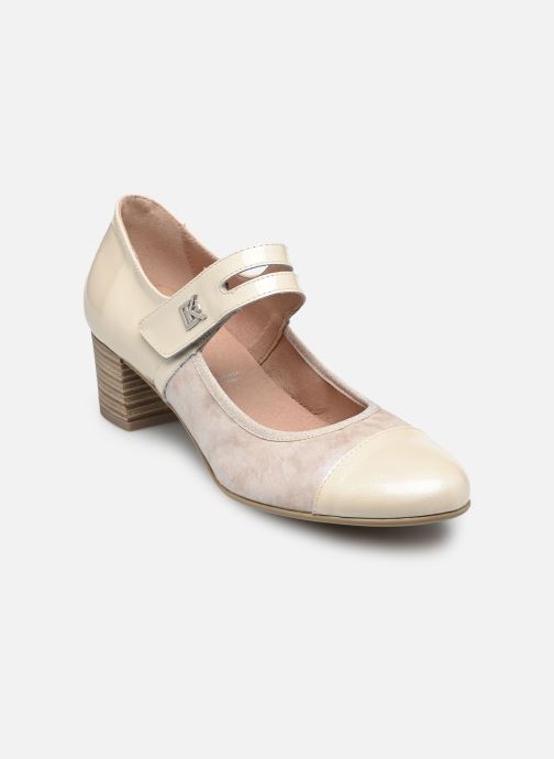 Dorking Pumps mit Riemchen GEMINIS D9693 damen weiß