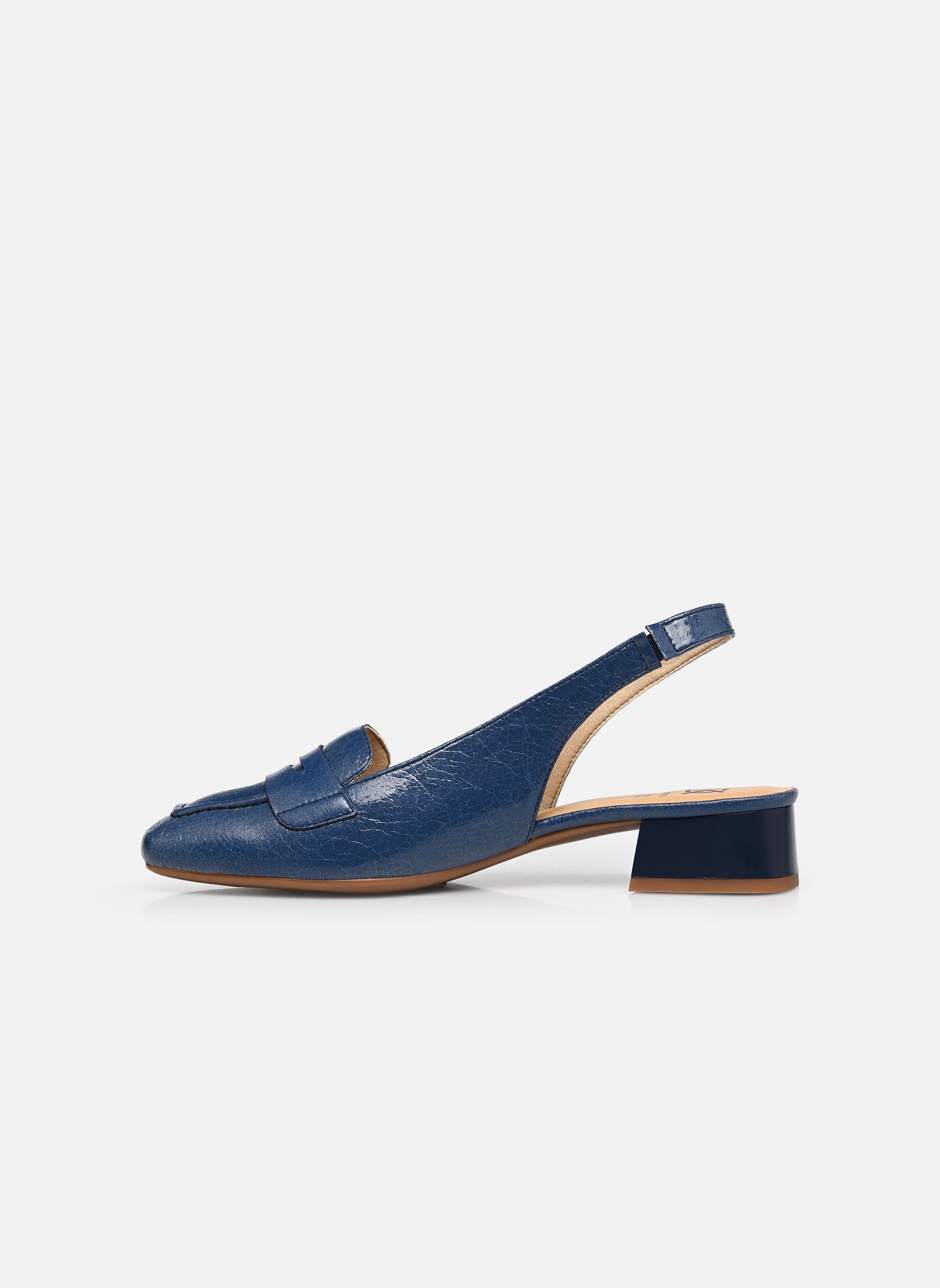 Slingback pumps GIA D9305 dames blauw Dorking Slingback pumps GIA D9305 dames blauw CRACK NOCHE