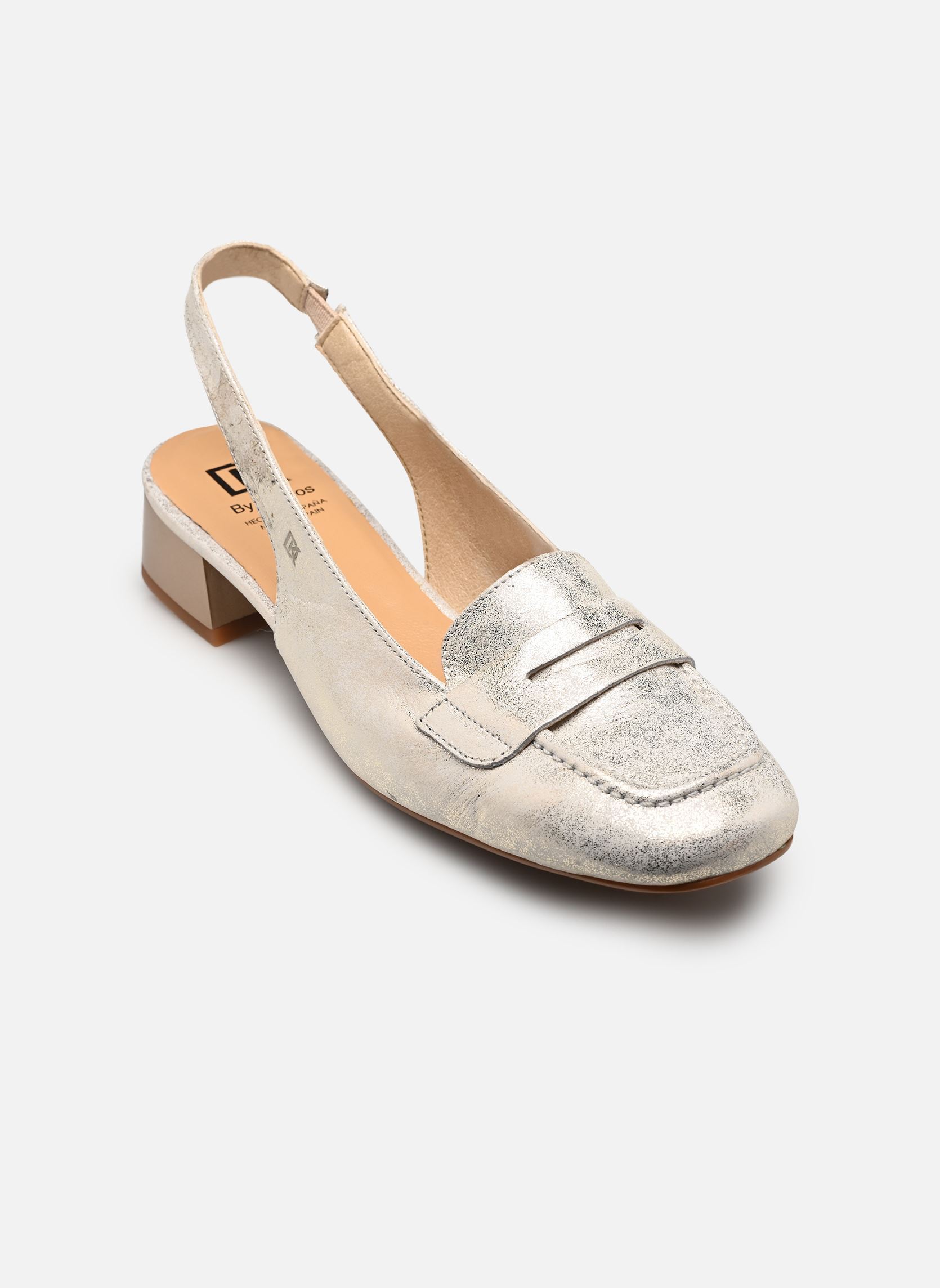 Pumps mit Riemchen GIA D9305 damen gold und bronze Dorking Pumps mit Riemchen GIA D9305 damen gold und bronze BUFALINO PLATINO