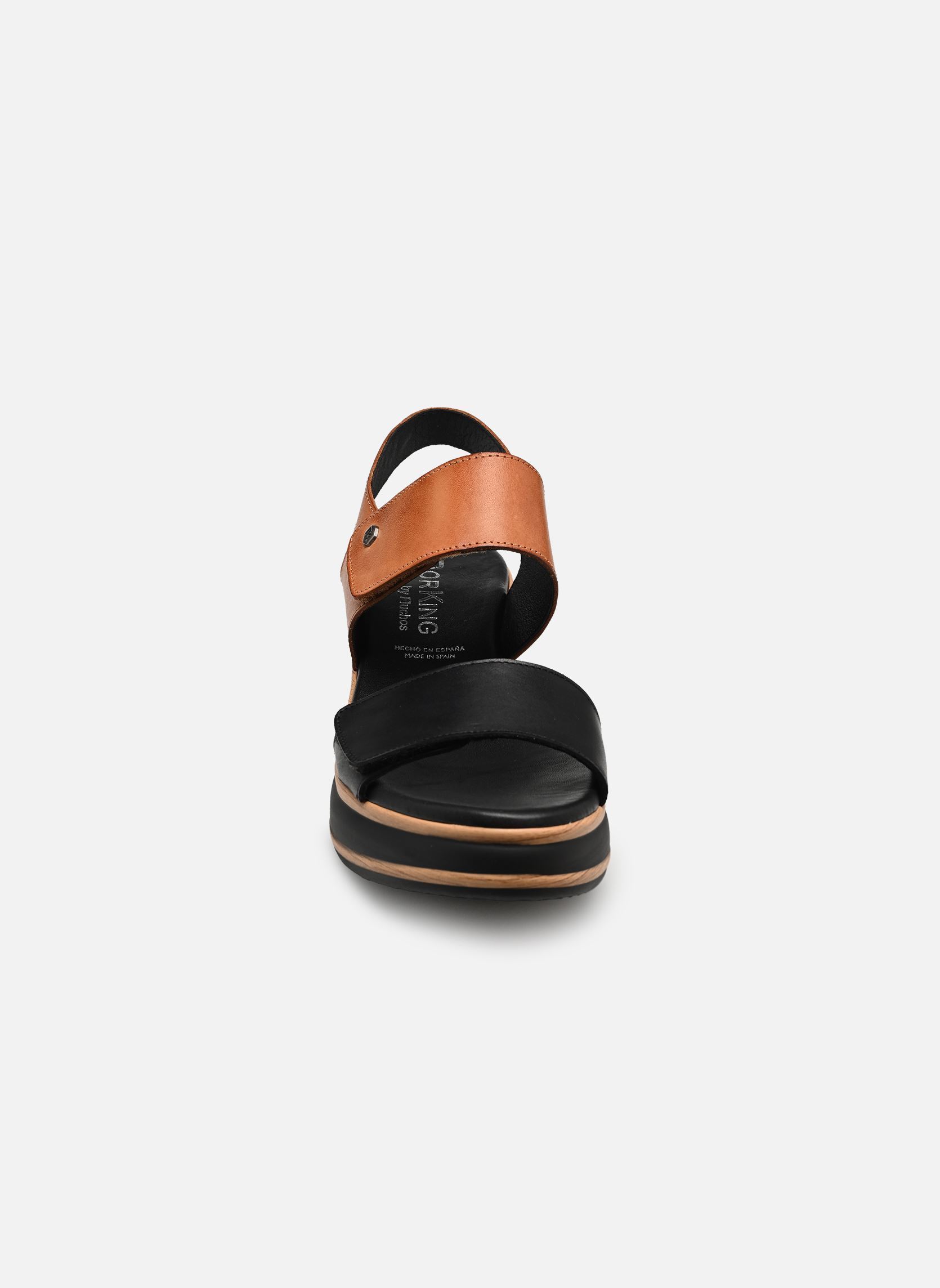 Keil- und Plateausandalen PRINCE D9643 damen schwarz Dorking Keil- und Plateausandalen PRINCE D9643 damen schwarz TEXAS+TEXAS NEGRO+CUERO B
