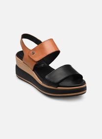 Sandales compensées et plateformes PRINCE D9643 femme blanc
