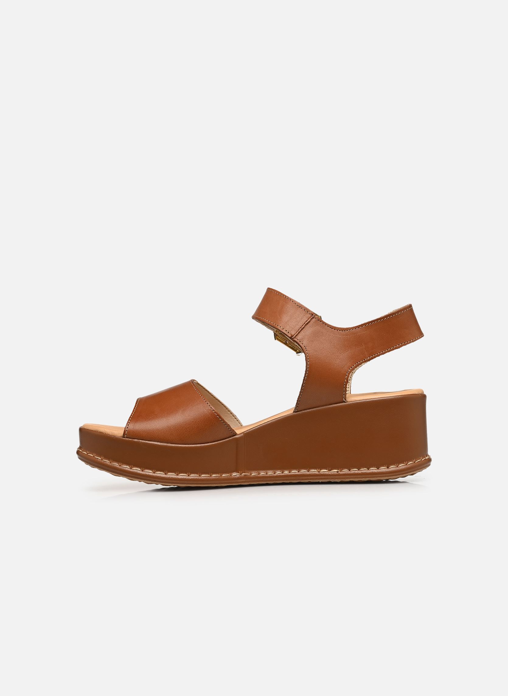 Sandales compensées et plateformes WINDY D9649 femme marron Dorking Sandales compensées et plateformes WINDY D9649 femme marron Tibet cuero