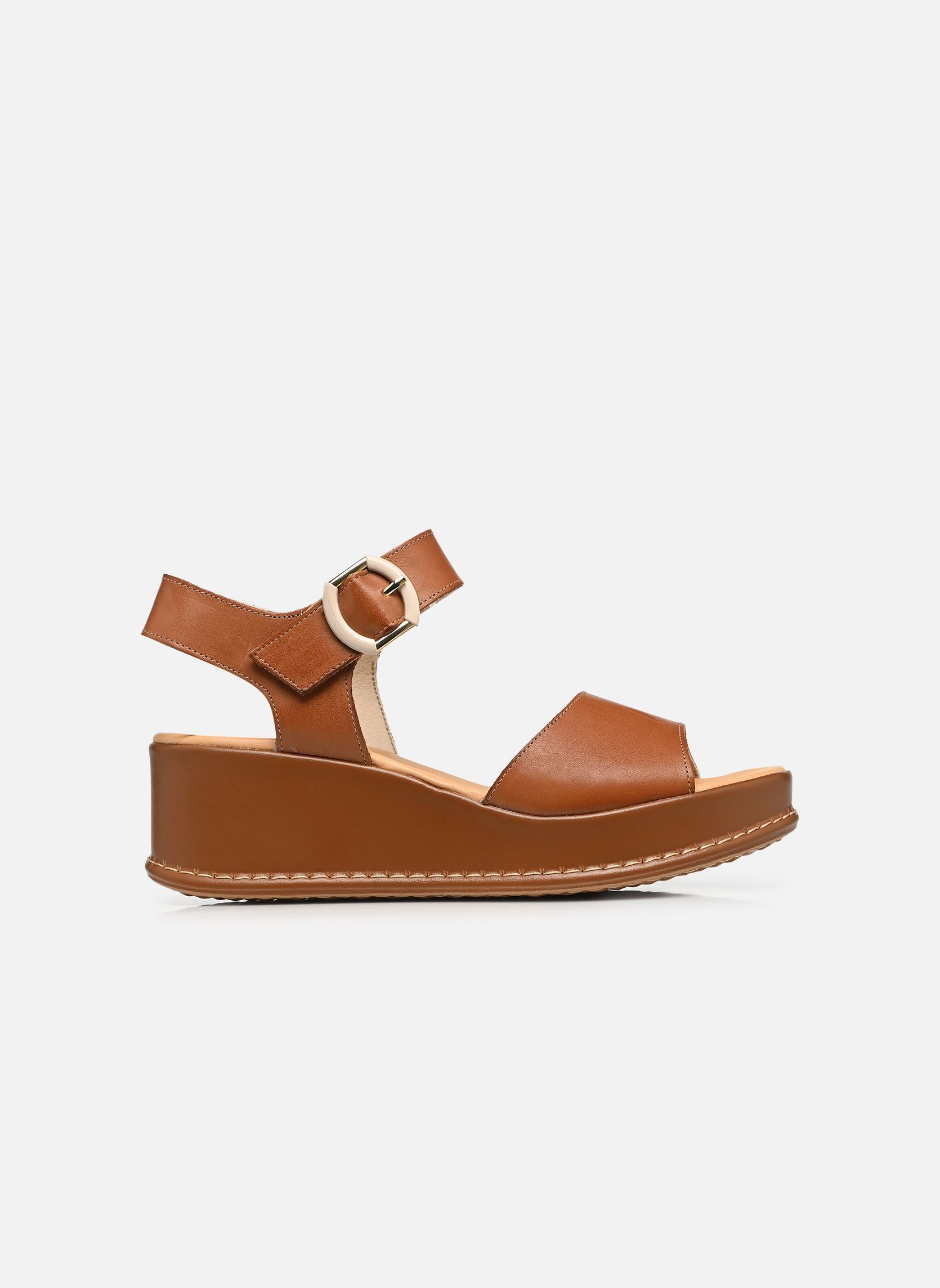 Sandales compensées et plateformes WINDY D9649 femme marron Dorking Sandales compensées et plateformes WINDY D9649 femme marron Tibet cuero