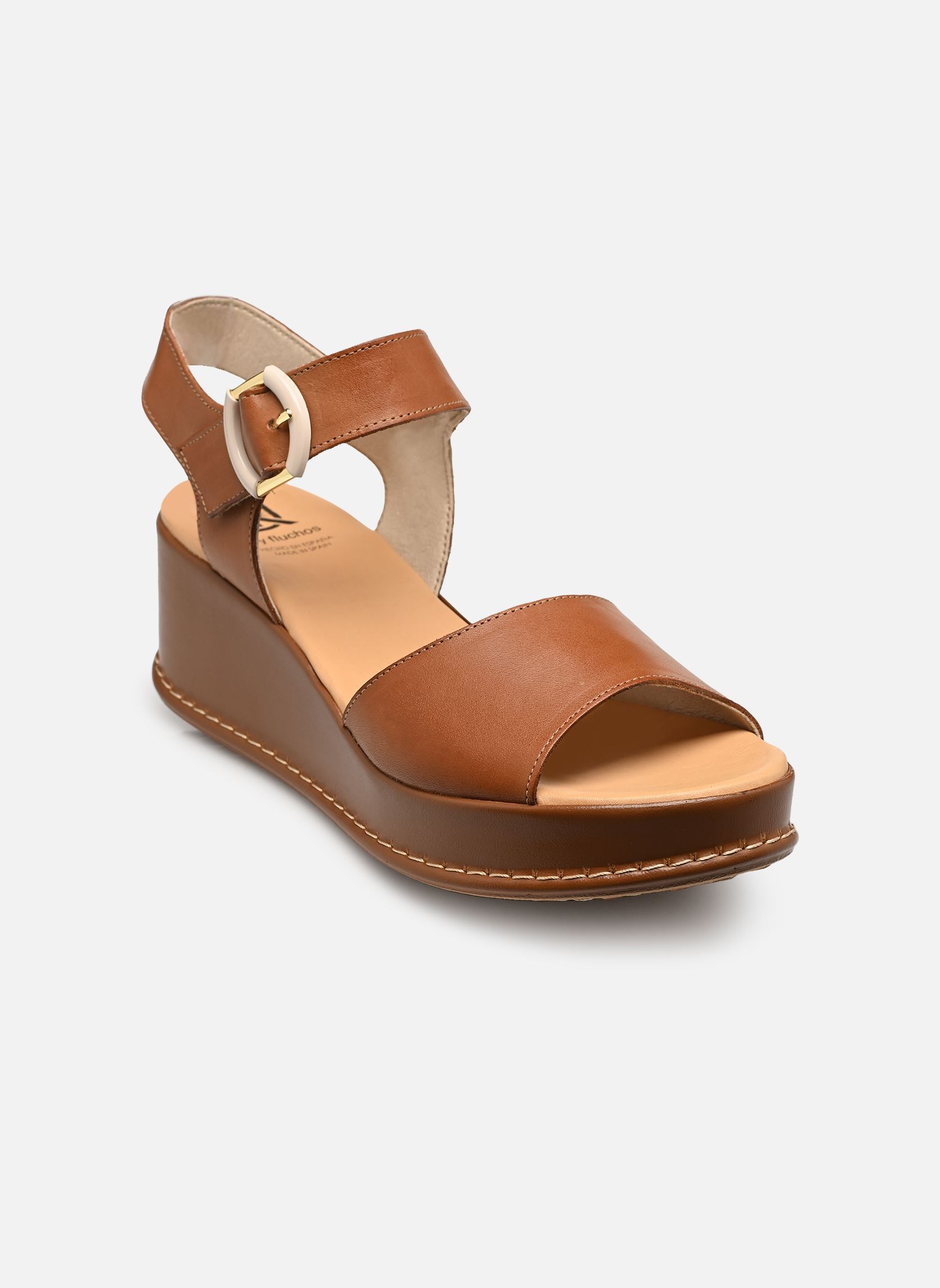 Sandales compensées et plateformes WINDY D9649 femme marron Dorking Sandales compensées et plateformes WINDY D9649 femme marron Tibet cuero