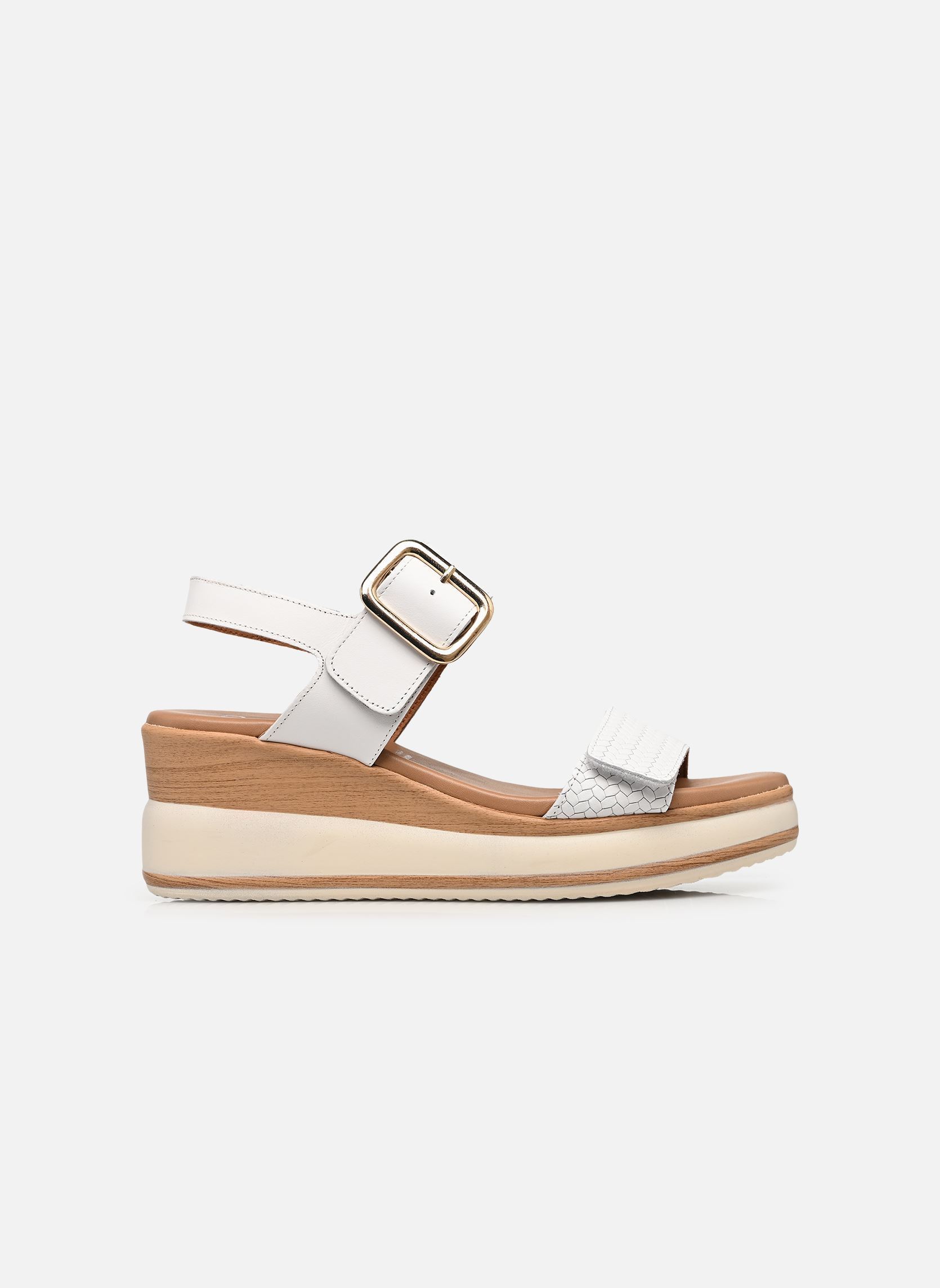 Keil- und Plateausandalen PRINCE D9642 damen weiß Dorking Keil- und Plateausandalen PRINCE D9642 damen weiß TEXAS BLANCO