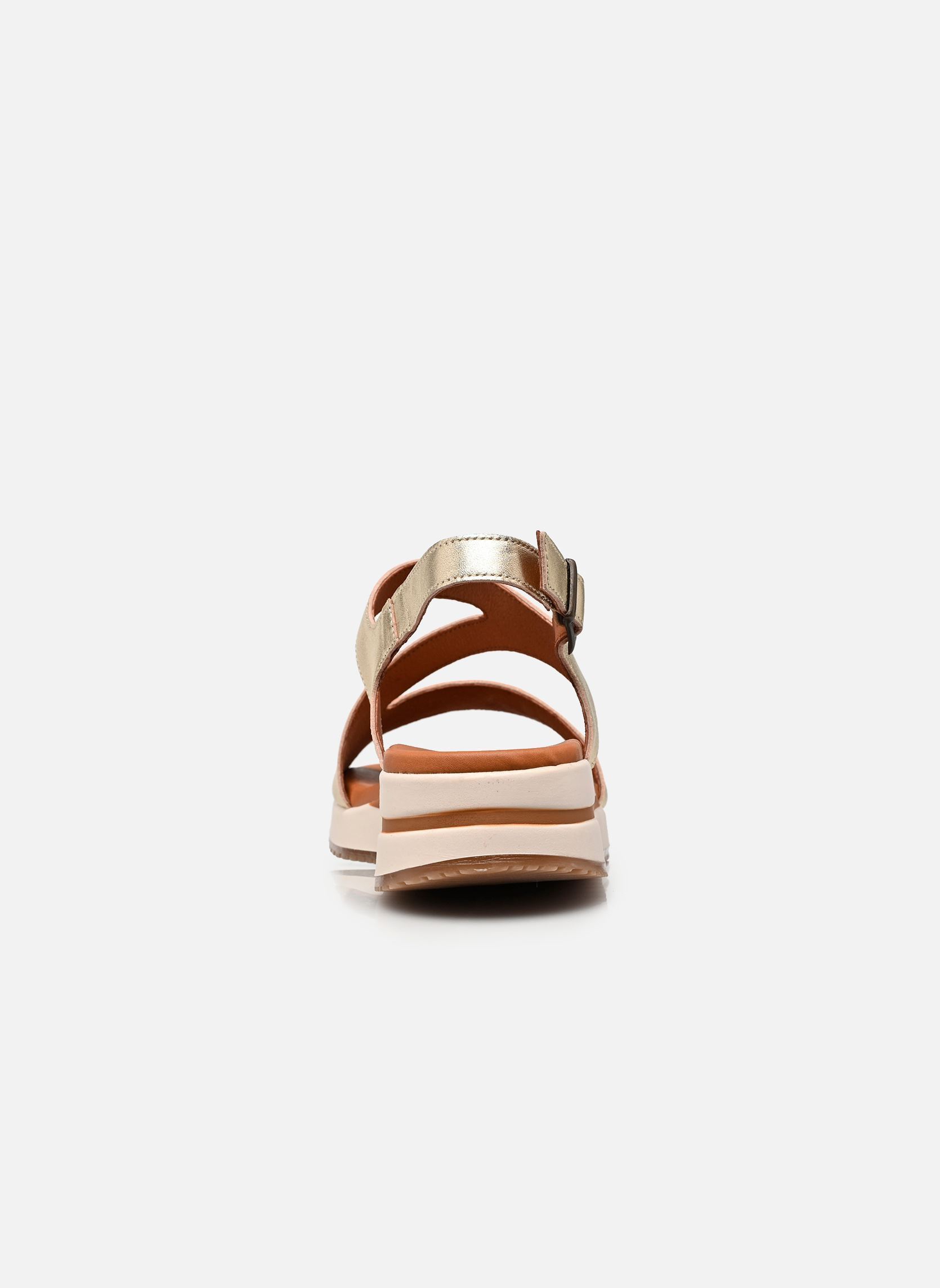 Sandali con zeppa e plateau MERLO D9688 donna oro e bronzo Dorking Sandali con zeppa e plateau MERLO D9688 donna oro e bronzo Cosmos Carrara