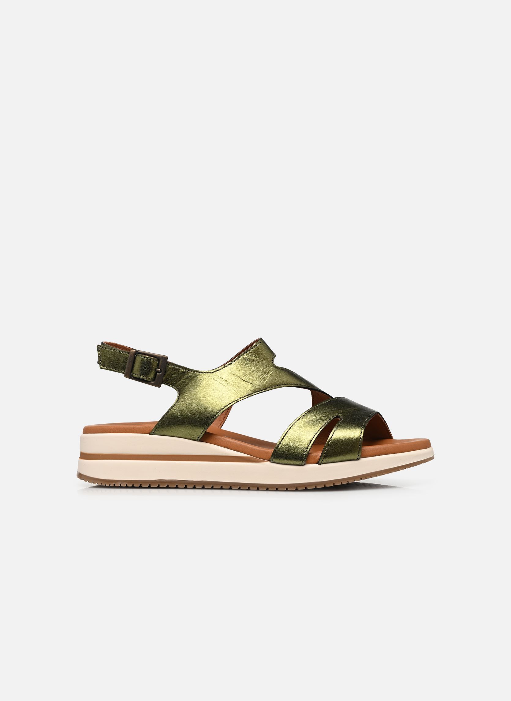 Keil- und Plateausandalen MERLO D9688 damen grün Dorking Keil- und Plateausandalen MERLO D9688 damen grün COSMOS CADMIO