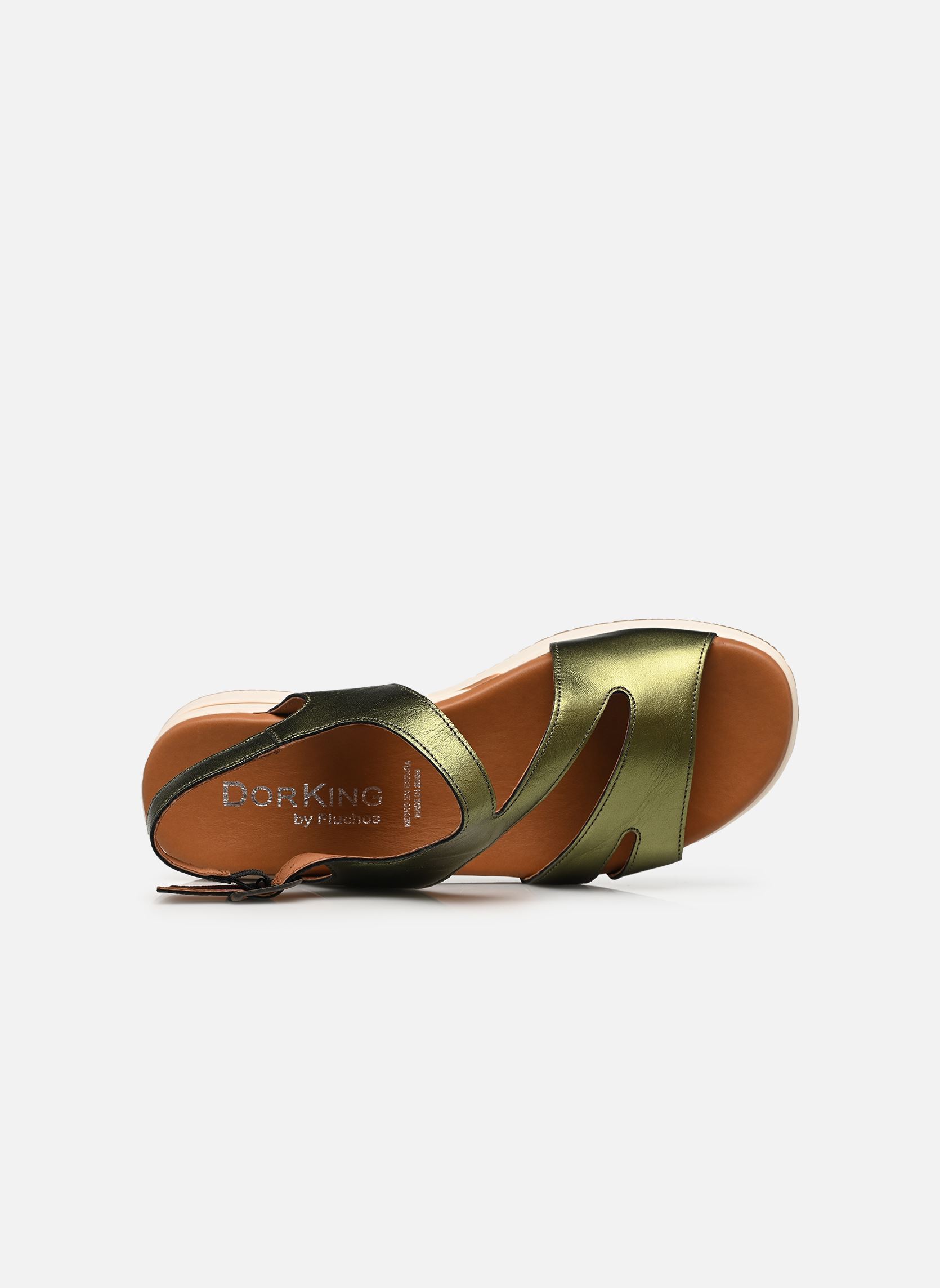 Keil- und Plateausandalen MERLO D9688 damen grün Dorking Keil- und Plateausandalen MERLO D9688 damen grün COSMOS CADMIO
