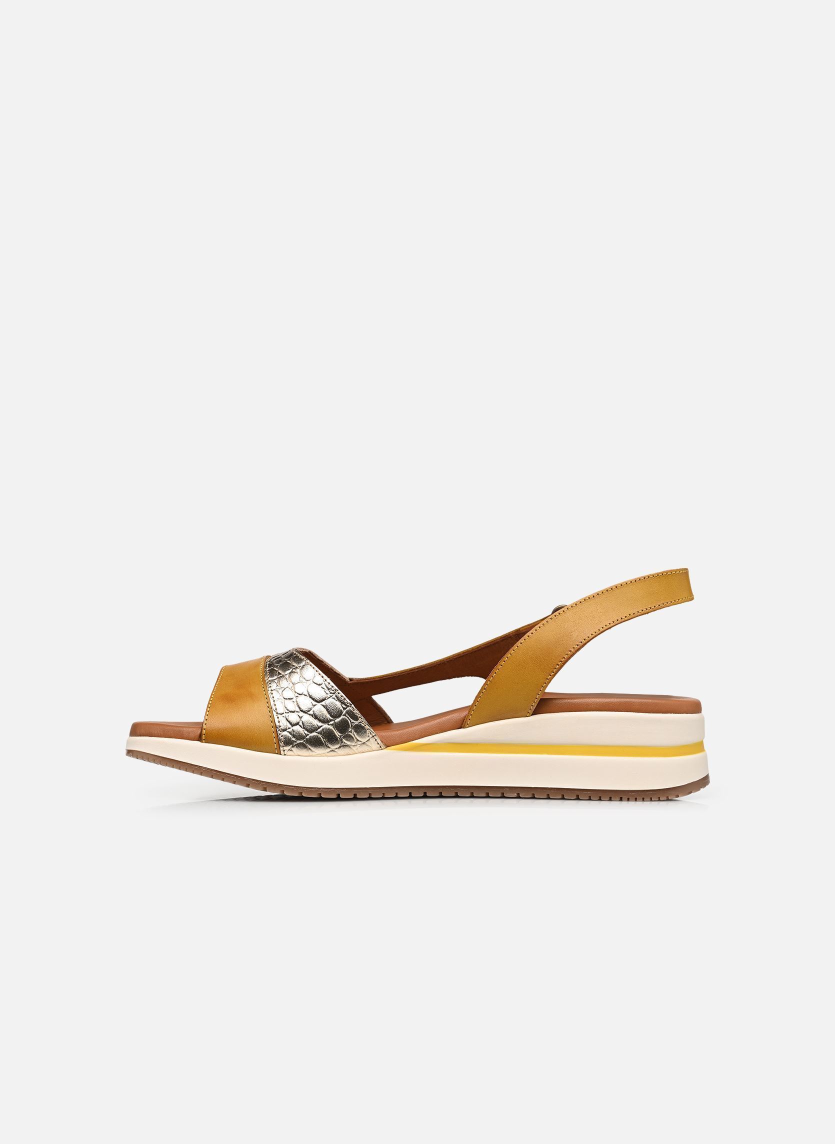 Keil- und Plateausandalen MERLO D9689 damen gelb Dorking Keil- und Plateausandalen MERLO D9689 damen gelb TEXAS+TEXAS AMARILLO + CHAMPAG