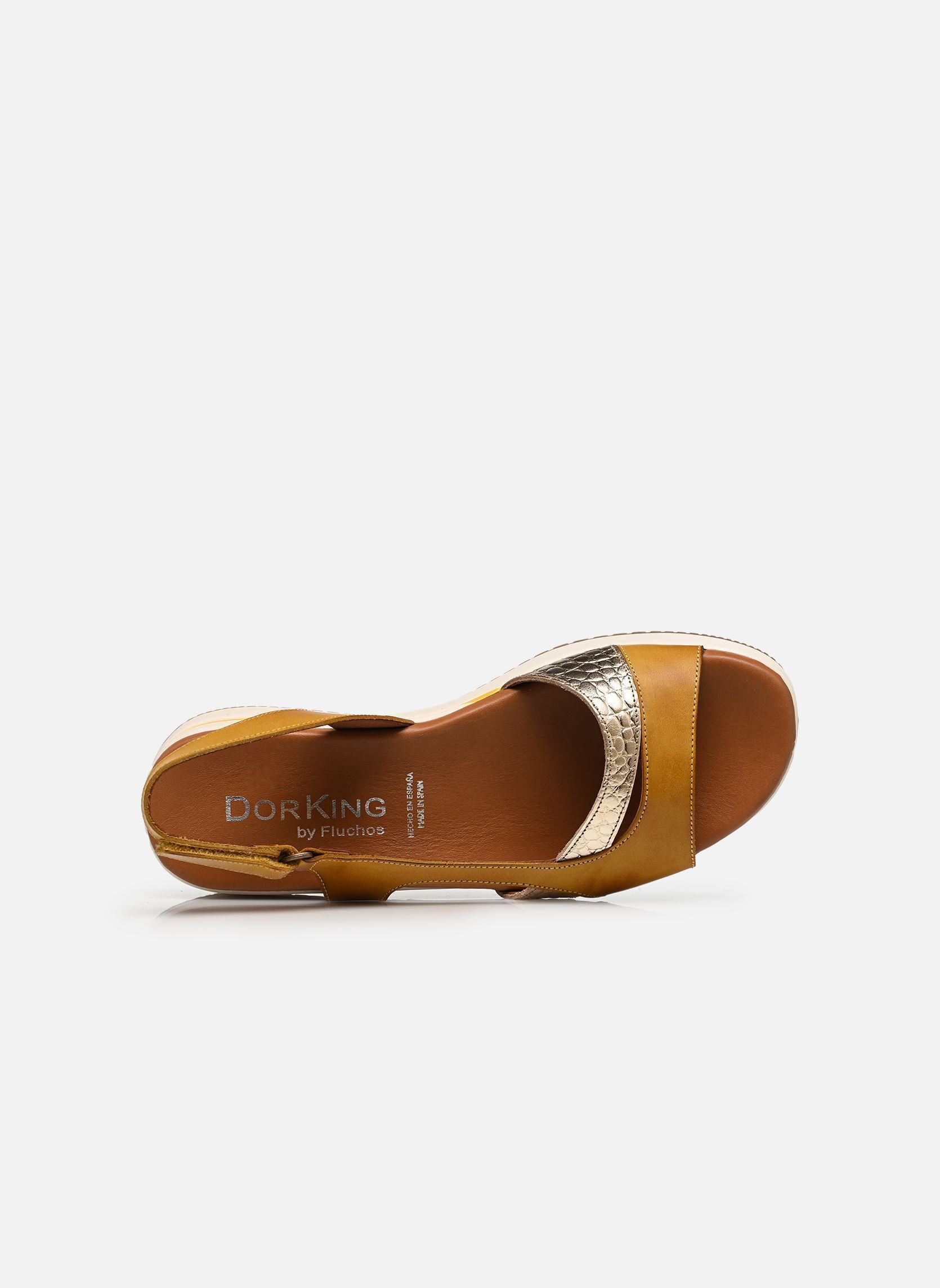 Keil- und Plateausandalen MERLO D9689 damen gelb Dorking Keil- und Plateausandalen MERLO D9689 damen gelb TEXAS+TEXAS AMARILLO + CHAMPAG