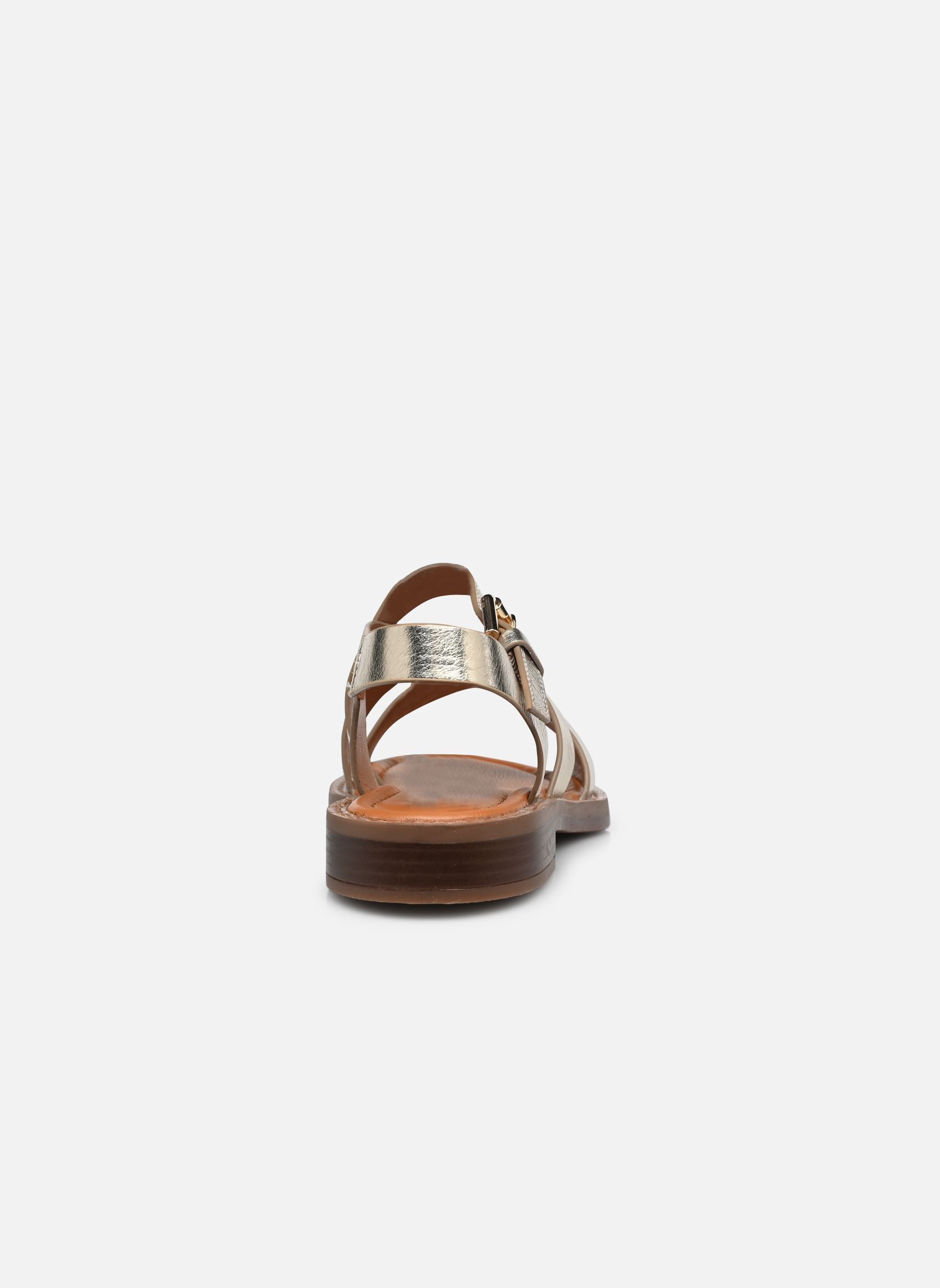 Sandales EGA D9730 femme or et bronze Dorking Sandales EGA D9730 femme or et bronze LAMINADO PLATINO
