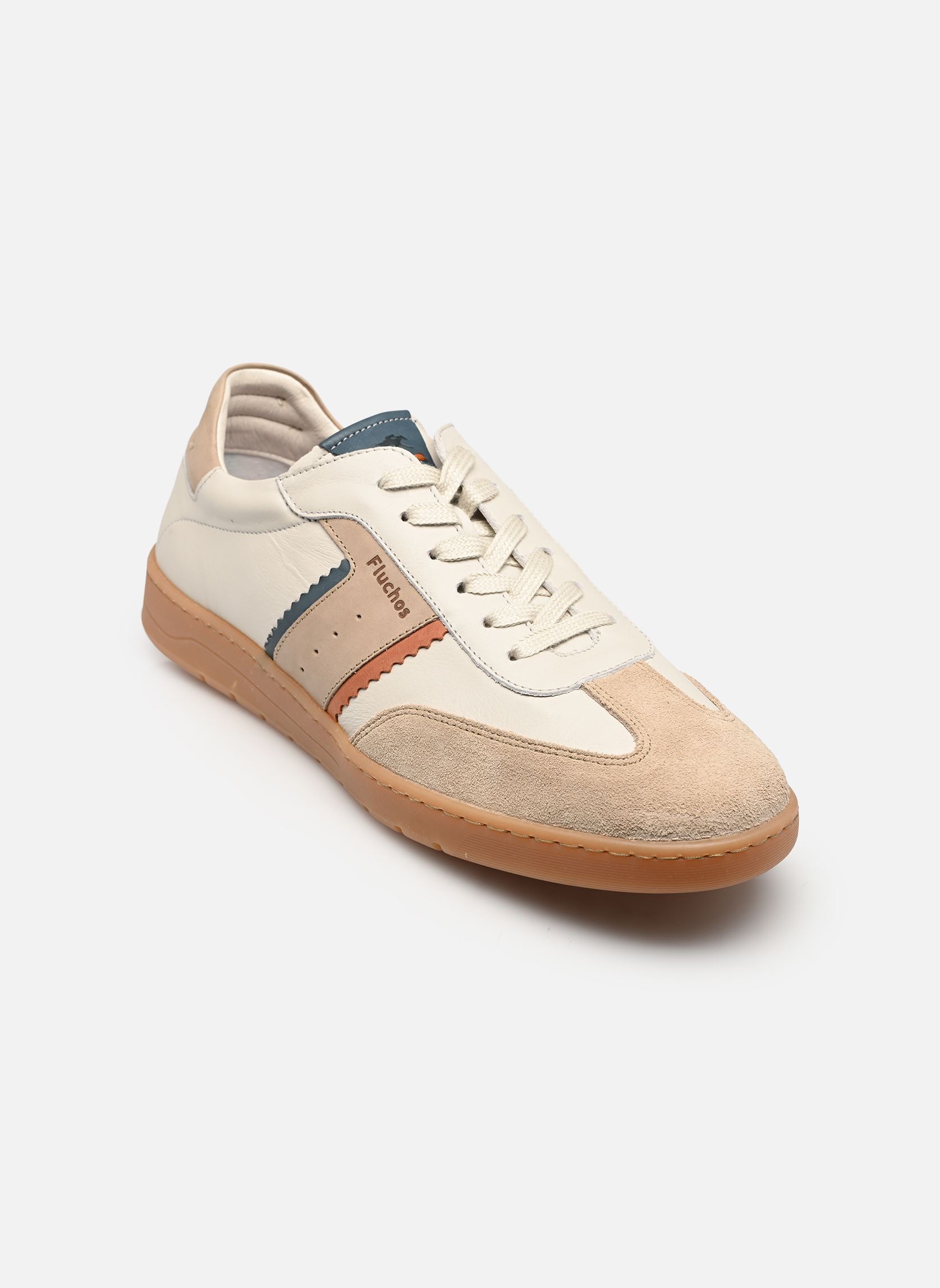 Niedrige Sneaker LEO F2393 herren weiß Fluchos Niedrige Sneaker LEO F2393 herren weiß AFELPADO CREMA+COM..1