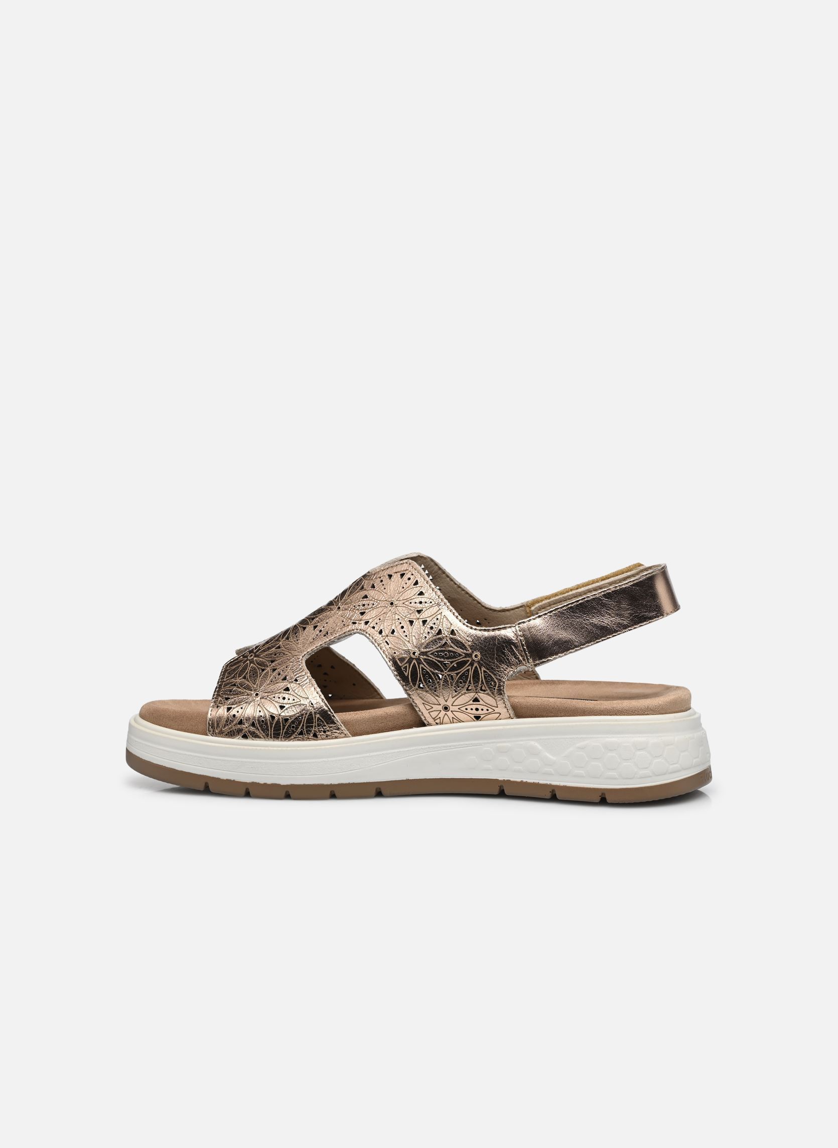 Sandales STREET F2007 femme or et bronze Fluchos Sandales STREET F2007 femme or et bronze Laminado Cava
