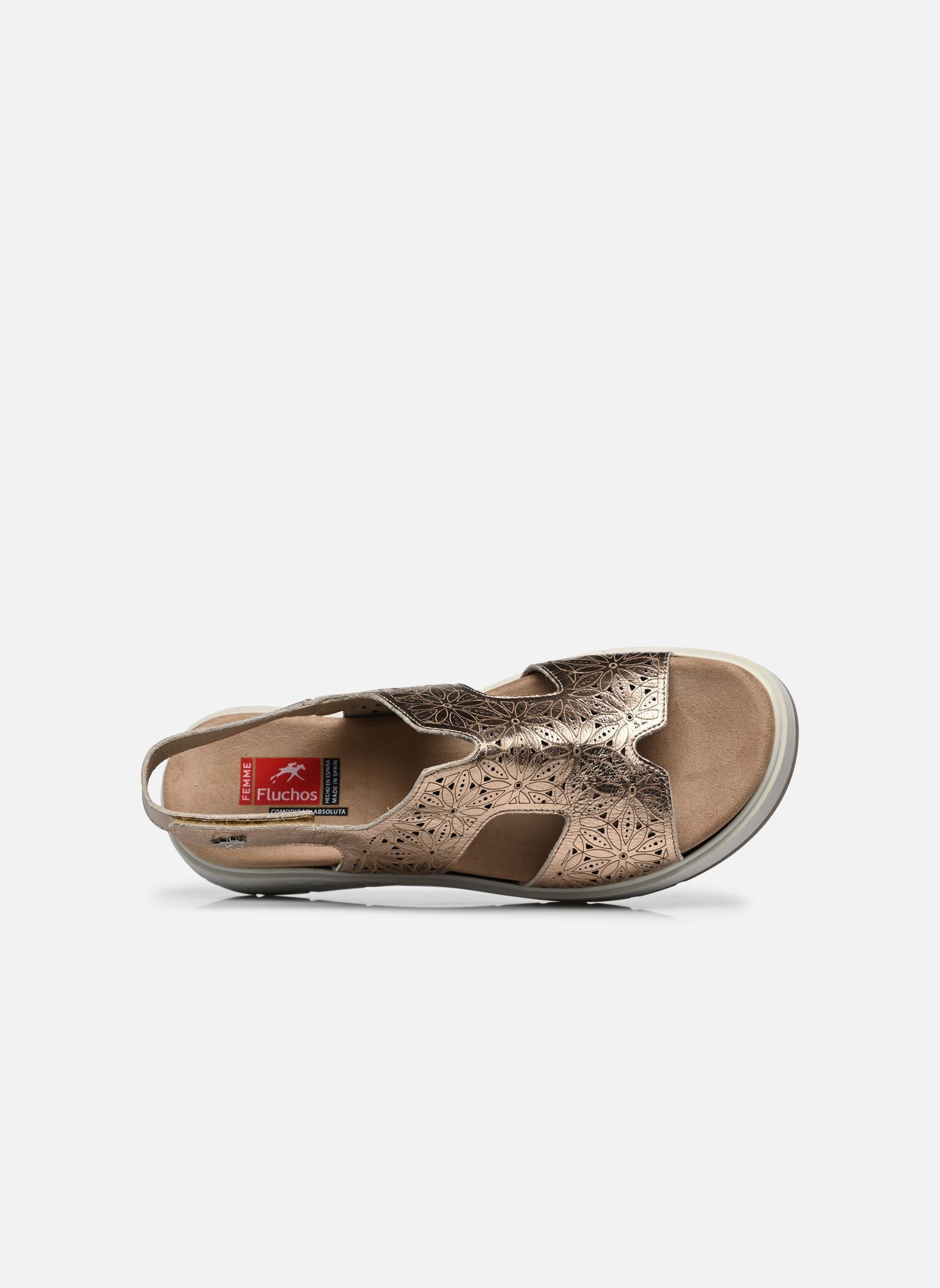Sandales STREET F2007 femme or et bronze Fluchos Sandales STREET F2007 femme or et bronze Laminado Cava
