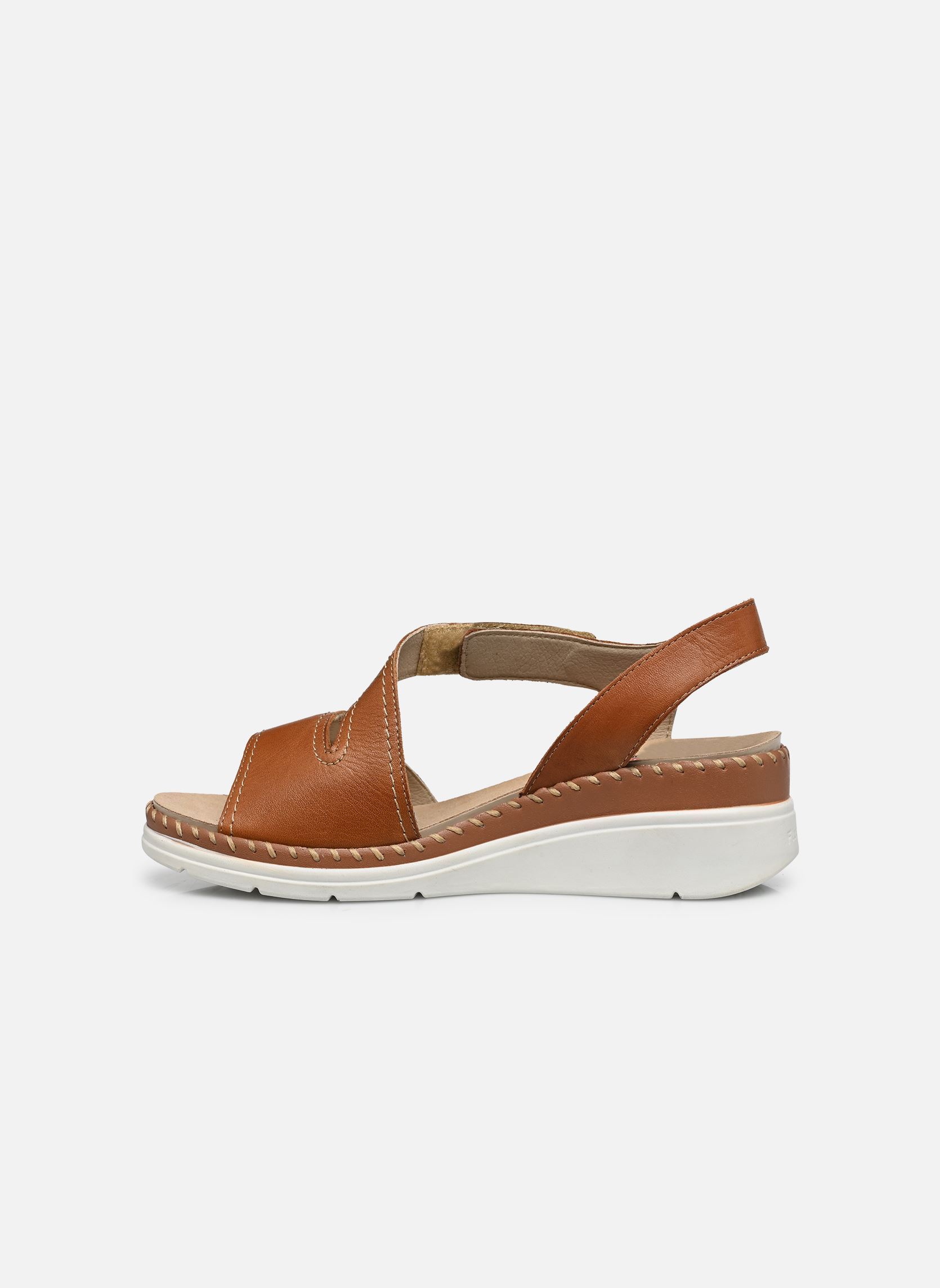 Sandales compensées et plateformes LEZA F2137 femme marron Fluchos Sandales compensées et plateformes LEZA F2137 femme marron HABANA DORE