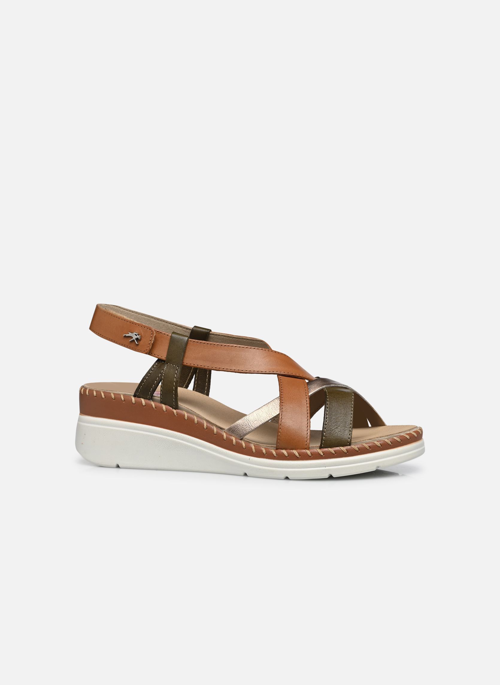 Sandales compensées et plateformes LEZA F2135 femme marron Fluchos Sandales compensées et plateformes LEZA F2135 femme marron HABANA DORE+COM.2