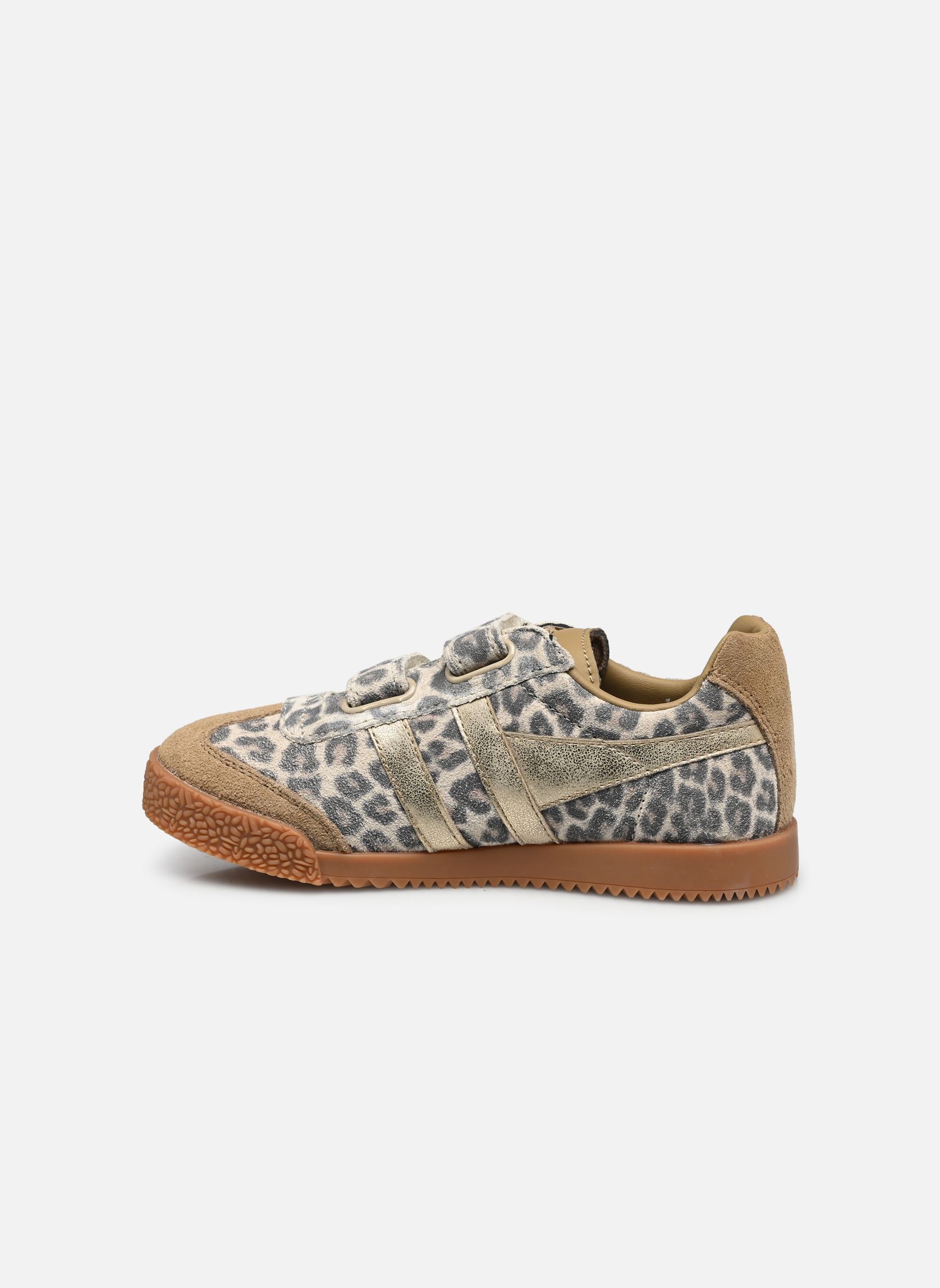 Baskets basses Harrier Safari Strap fille beige Gola Baskets basses Harrier Safari Strap fille beige SNOW LEOPARD/LIGHT CARAMEL/GOL