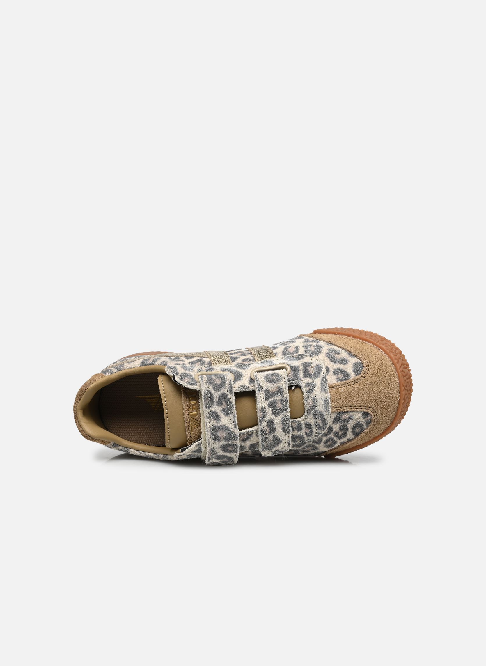 Baskets basses Harrier Safari Strap fille beige Gola Baskets basses Harrier Safari Strap fille beige SNOW LEOPARD/LIGHT CARAMEL/GOL