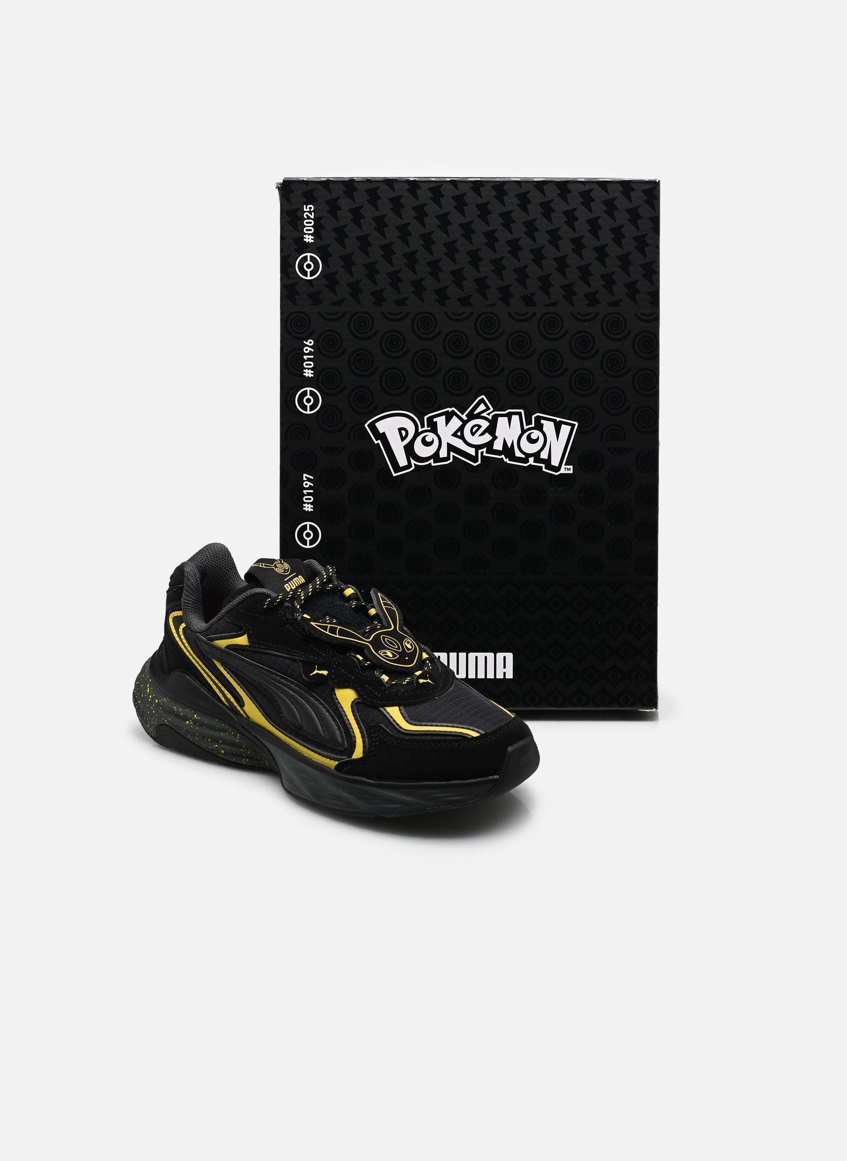 Baskets basses Fade Nitro Umbreon P garçon noir Puma Baskets basses Fade Nitro Umbreon P garçon noir PUMA Black-Energizing Yellow
