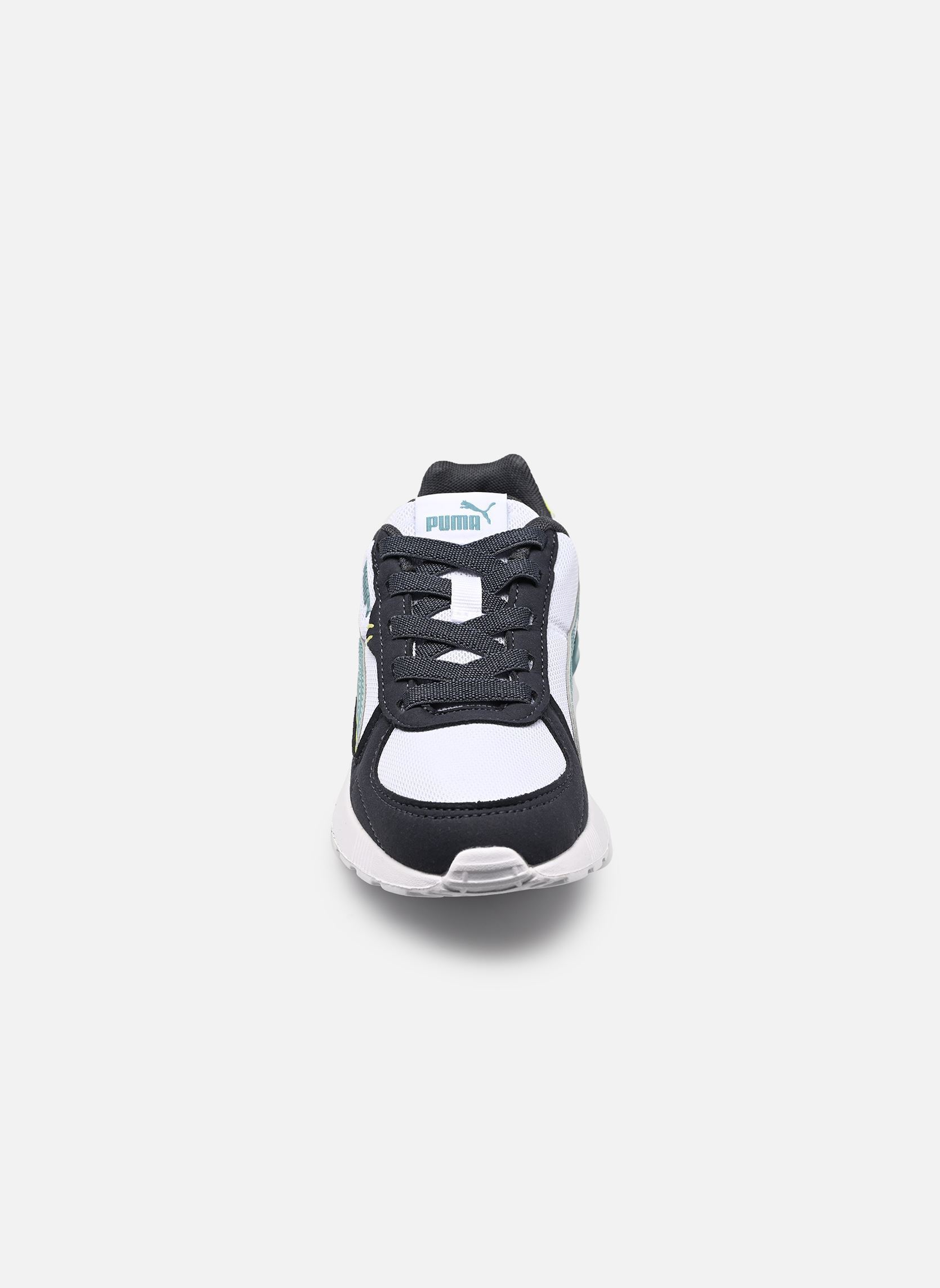 Baskets basses Graviton AC PS garçon multicolore Puma Baskets basses Graviton AC PS garçon multicolore PUMA WHITE-BALTIC SEA BLUE-STR