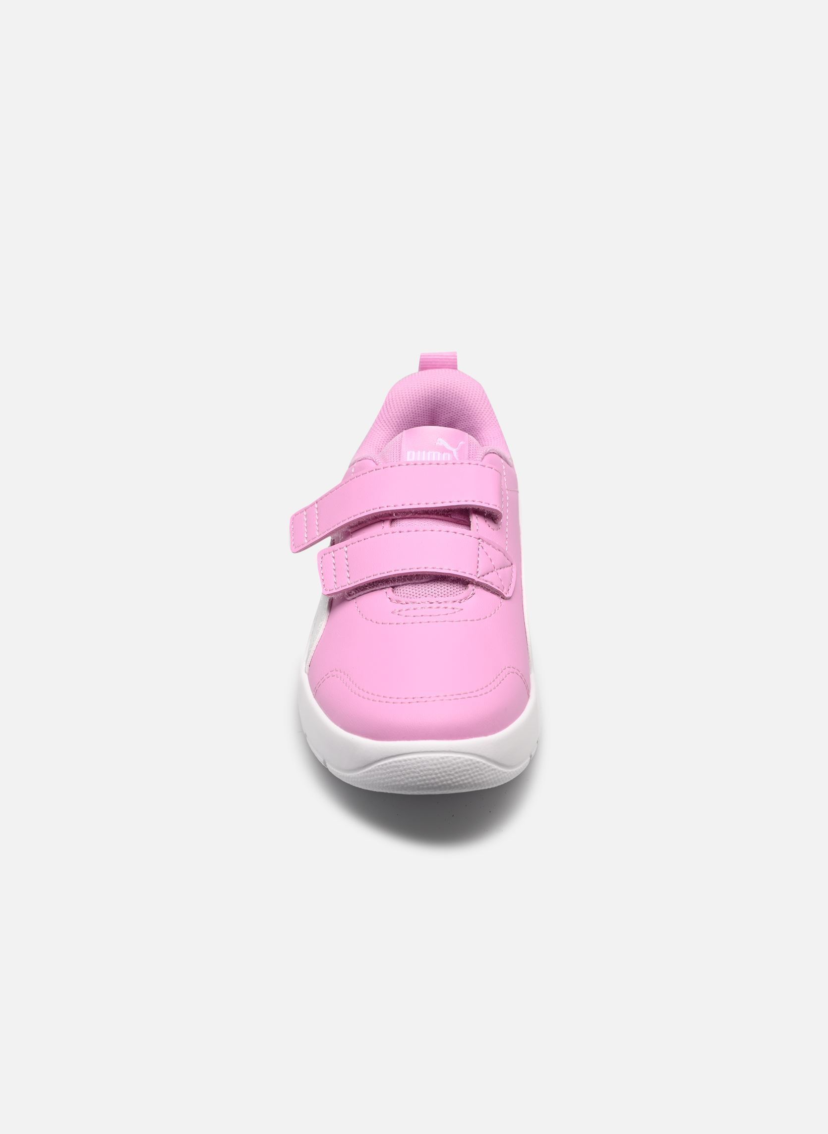 Niedrige Sneaker Courtflex V3 V PS mädchen rosa Puma Niedrige Sneaker Courtflex V3 V PS mädchen rosa MAUVE GLOW-PUMA WHITE