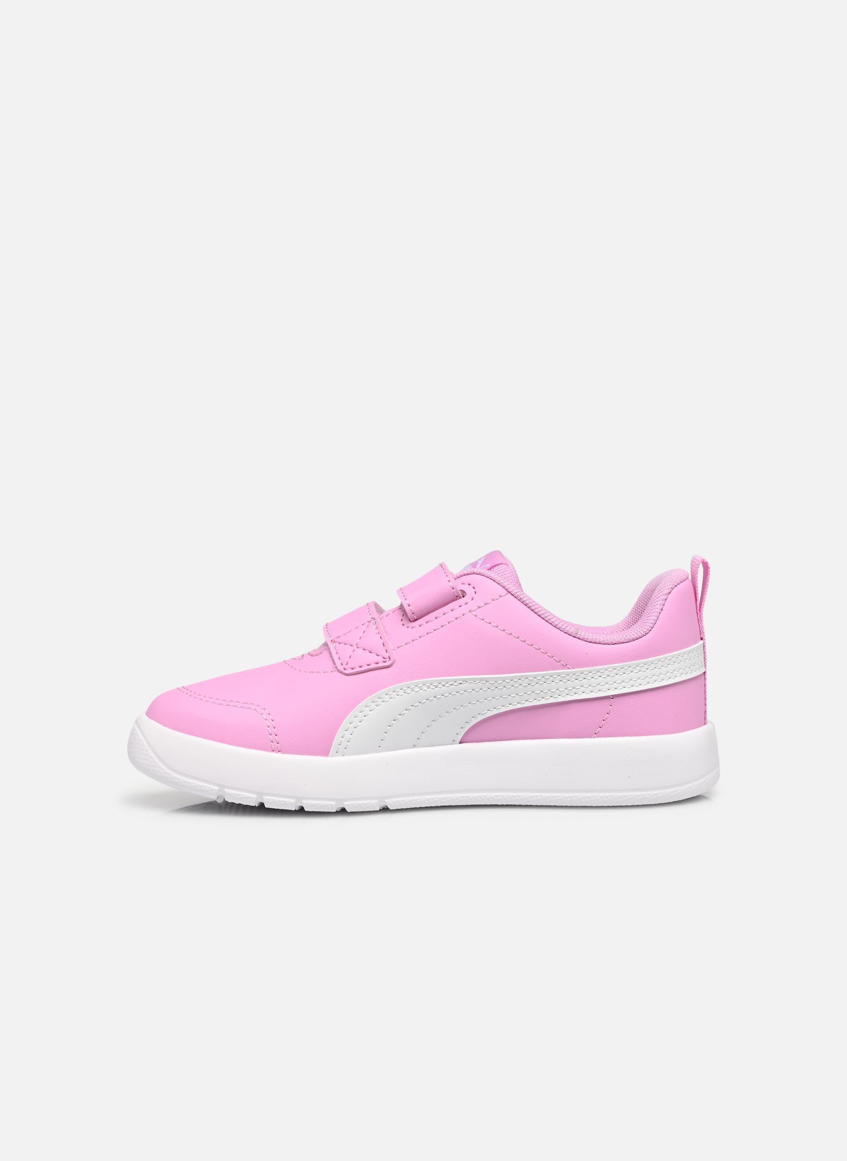 Niedrige Sneaker Courtflex V3 V PS mädchen rosa Puma Niedrige Sneaker Courtflex V3 V PS mädchen rosa MAUVE GLOW-PUMA WHITE