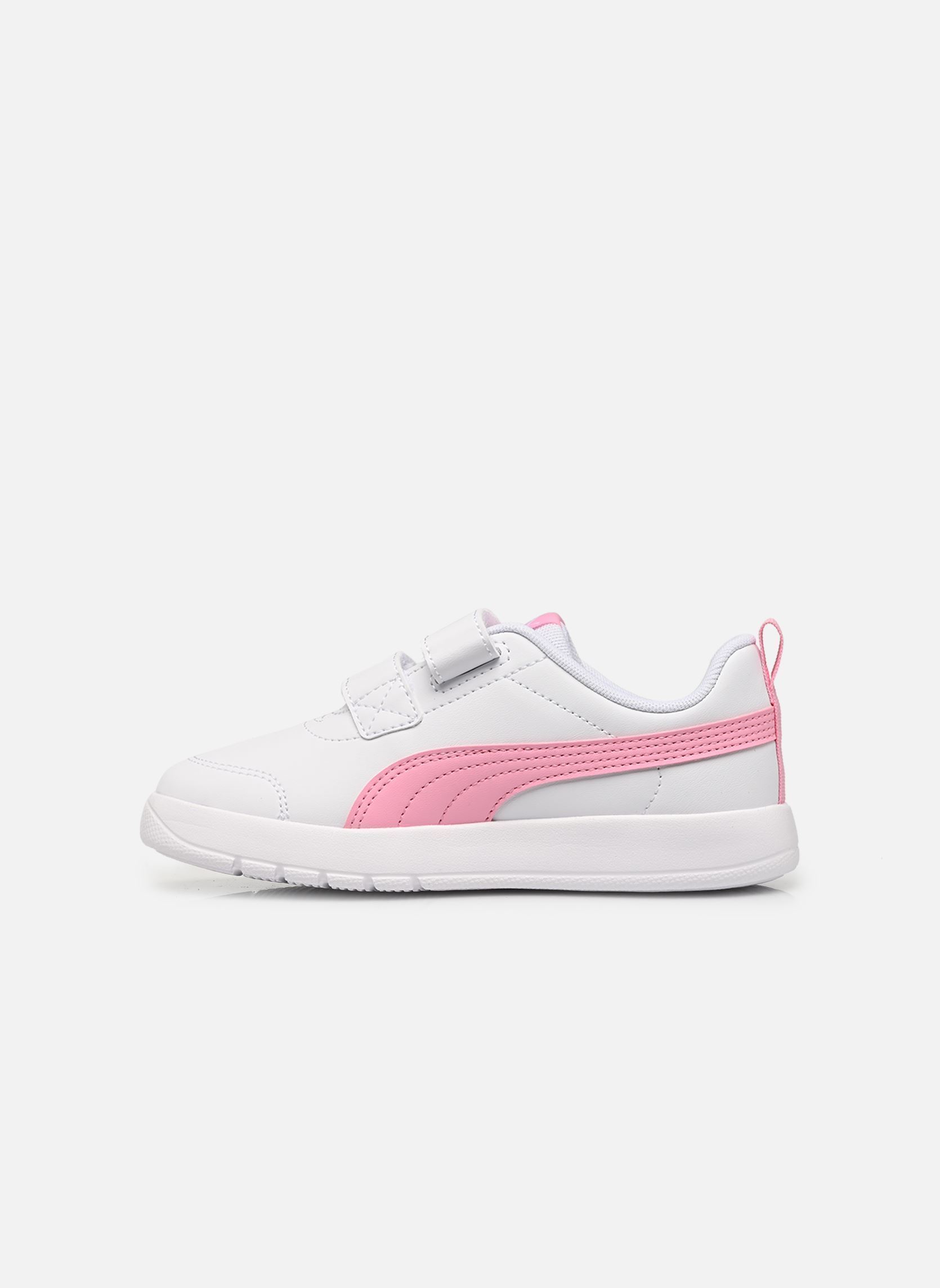 Baskets Courtflex V3 V PS fille blanc Puma Baskets Courtflex V3 V PS fille blanc PUMA WHITE-PINK LILAC