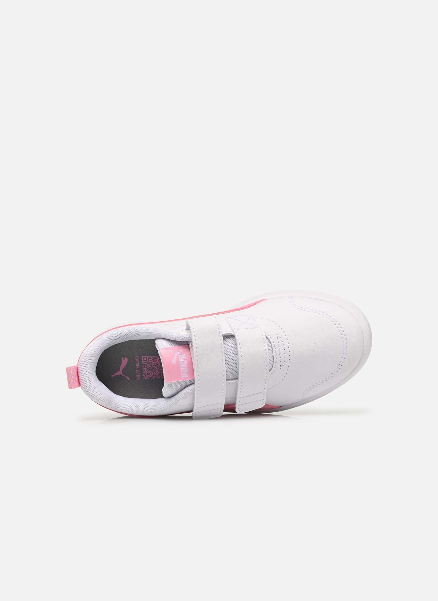 Baskets Courtflex V3 V PS fille blanc Puma Baskets Courtflex V3 V PS fille blanc PUMA WHITE-PINK LILAC