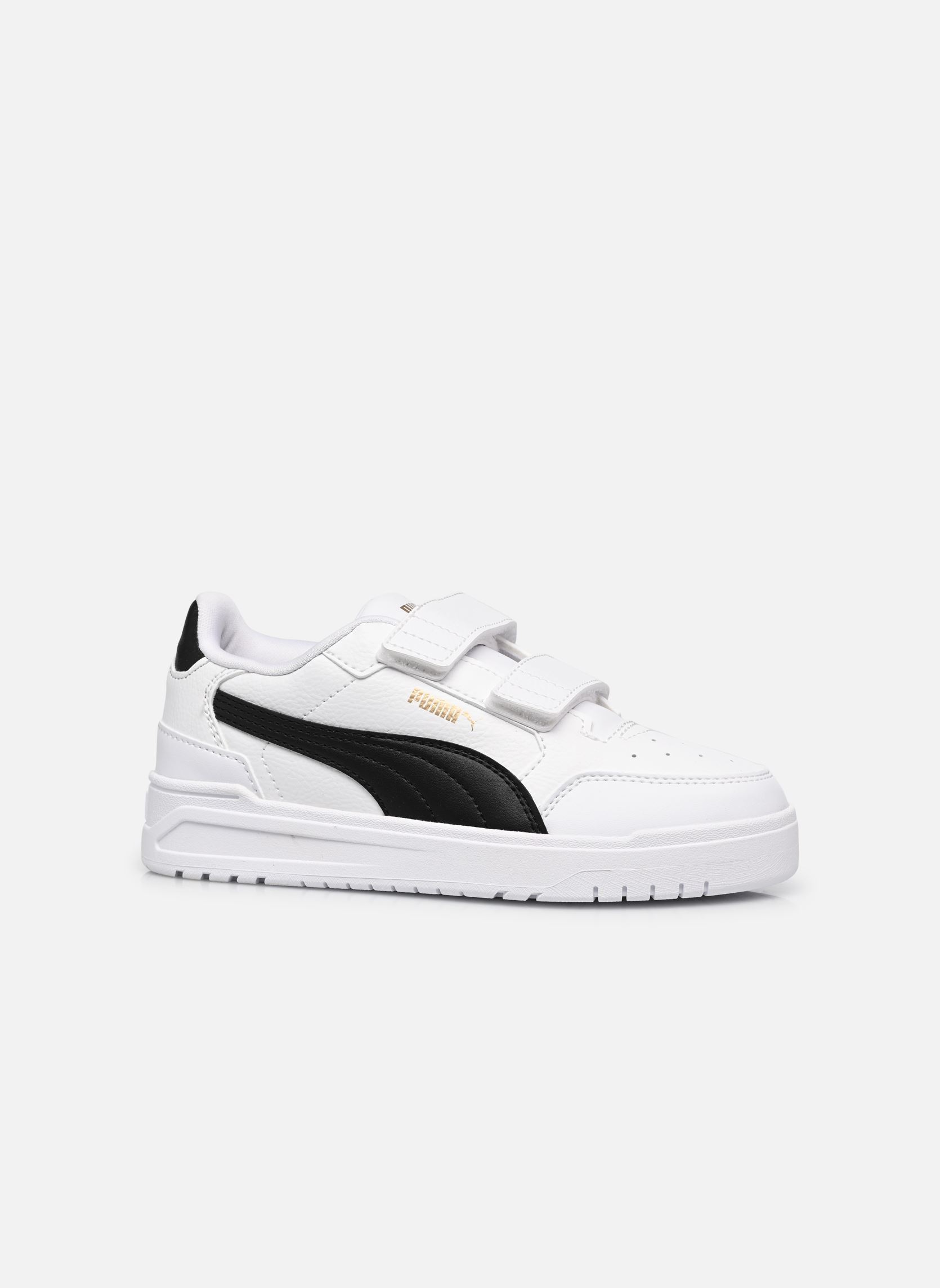Sneakers Shuffle Downtown Lo bambino bianco Puma Sneakers Shuffle Downtown Lo bambino bianco PUMA WHITE-PUMA BLACK-PUMA GOL