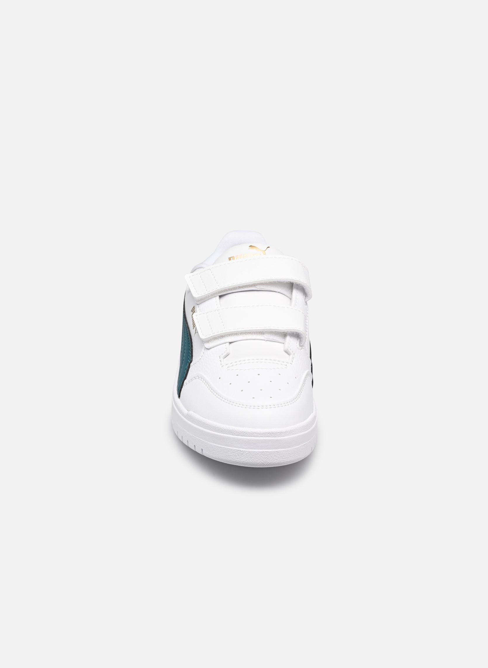 Baskets Shuffle Downtown Lo garçon blanc Puma Baskets Shuffle Downtown Lo garçon blanc PUMA WHITE-EMERALD ICE-PUMA GO